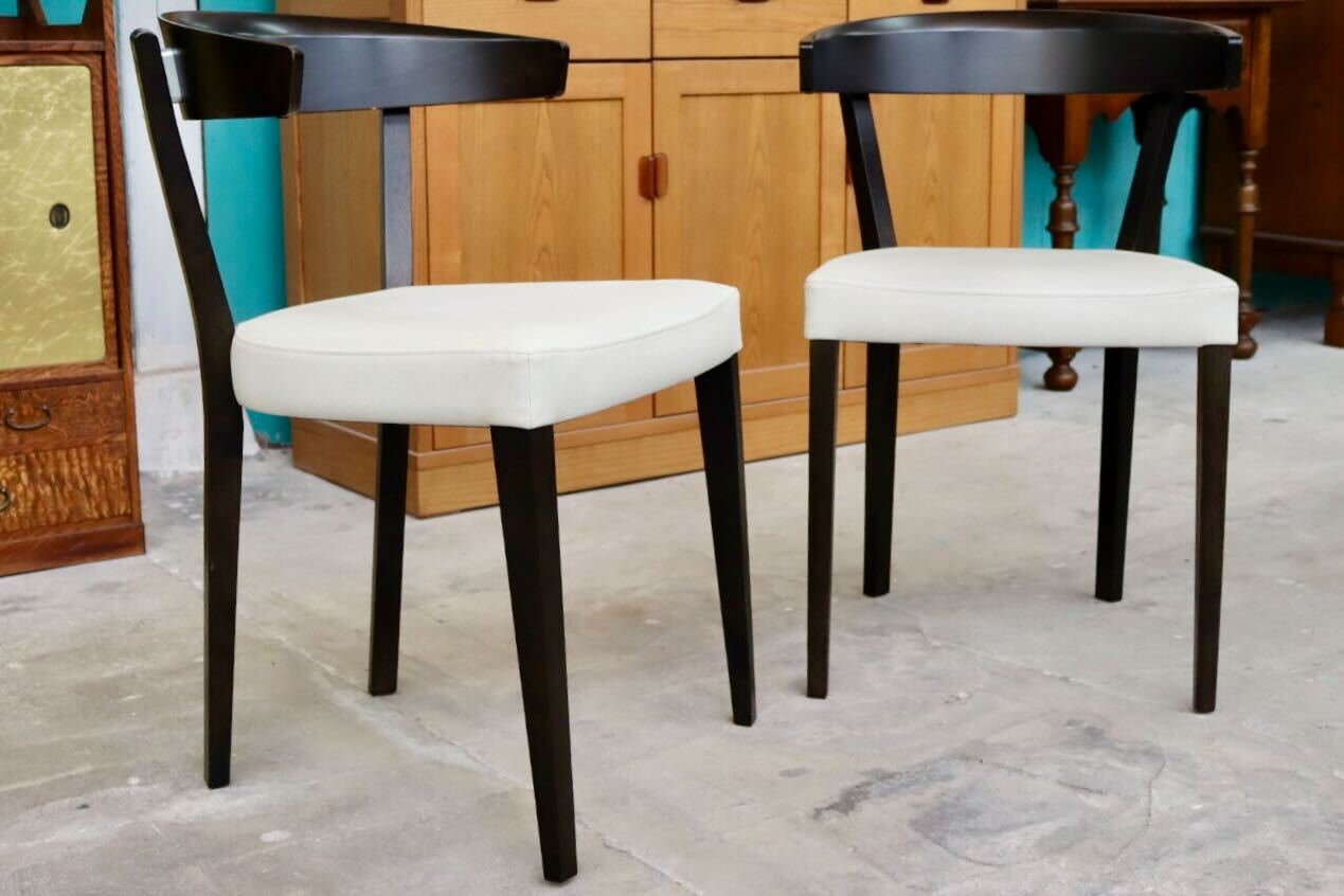 GMIK247C○karimoku / カリモク ダイニングチェア 椅子 食卓椅子 マニエラ 合皮 シンプル モダン 国産家具 2脚セット