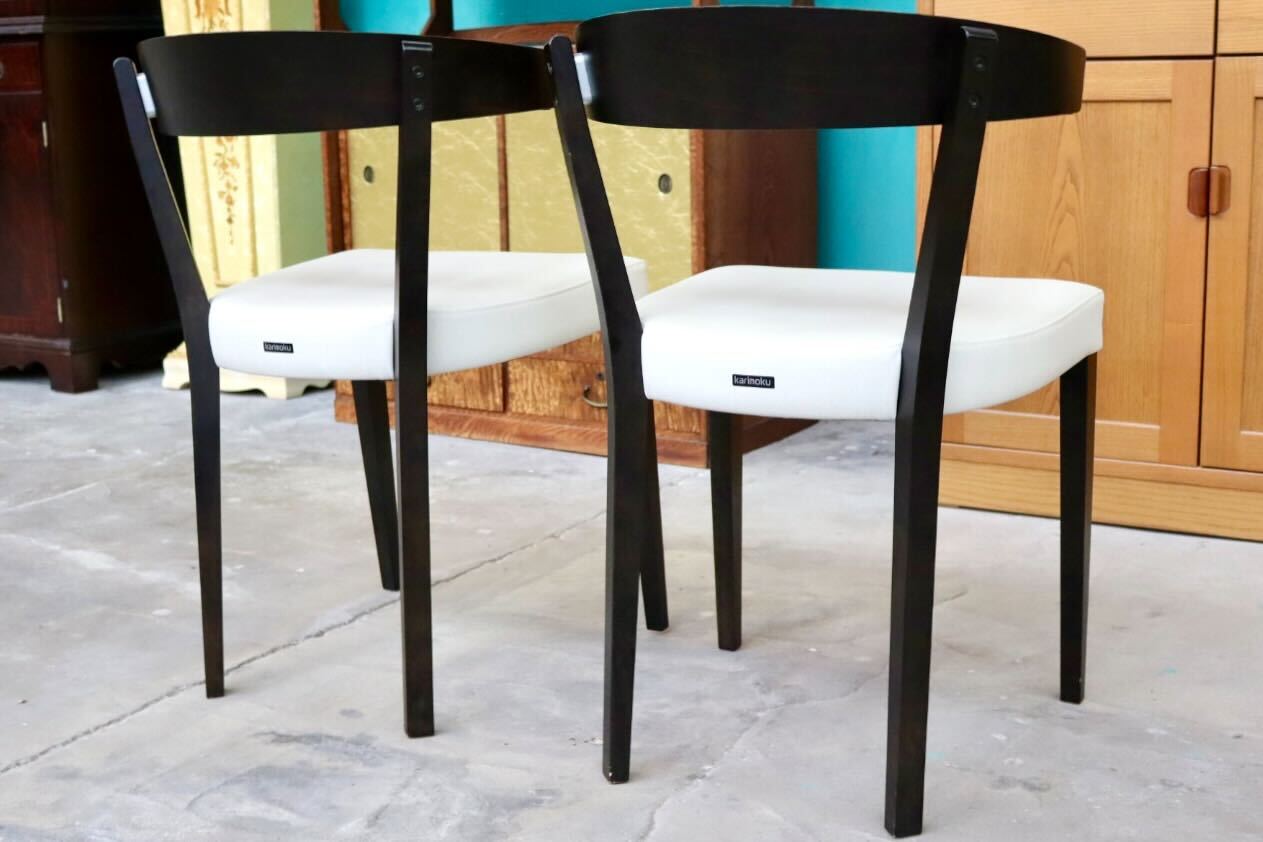 GMIK247C○karimoku / カリモク ダイニングチェア 椅子 食卓椅子 マニエラ 合皮 シンプル モダン 国産家具 2脚セット