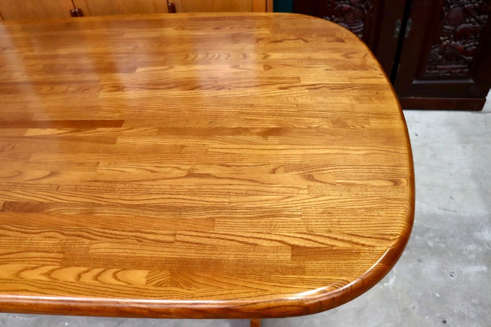 GMIH179○柏木工 / KASHIWA ダイニングテーブル 食卓テーブル 作業台 楢材 食卓机 飛騨家具 レトロ カントリー