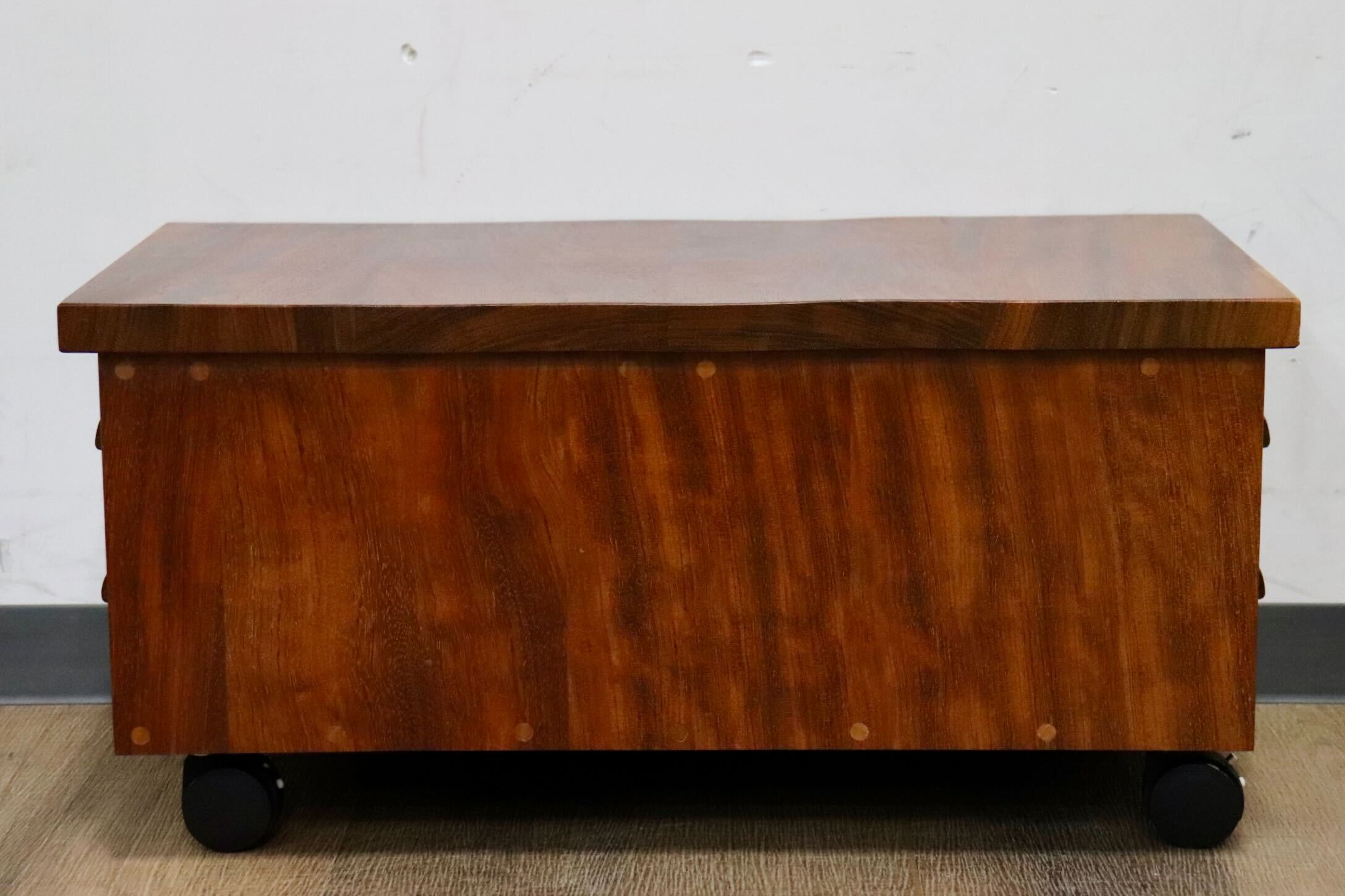 GMHH453○民芸家具 引き出し収納 収納家具 小物入れ 用箪笥 チェスト キャスター付き ミズメザクラ レトロ 検)松本民芸家具 九州民芸家具