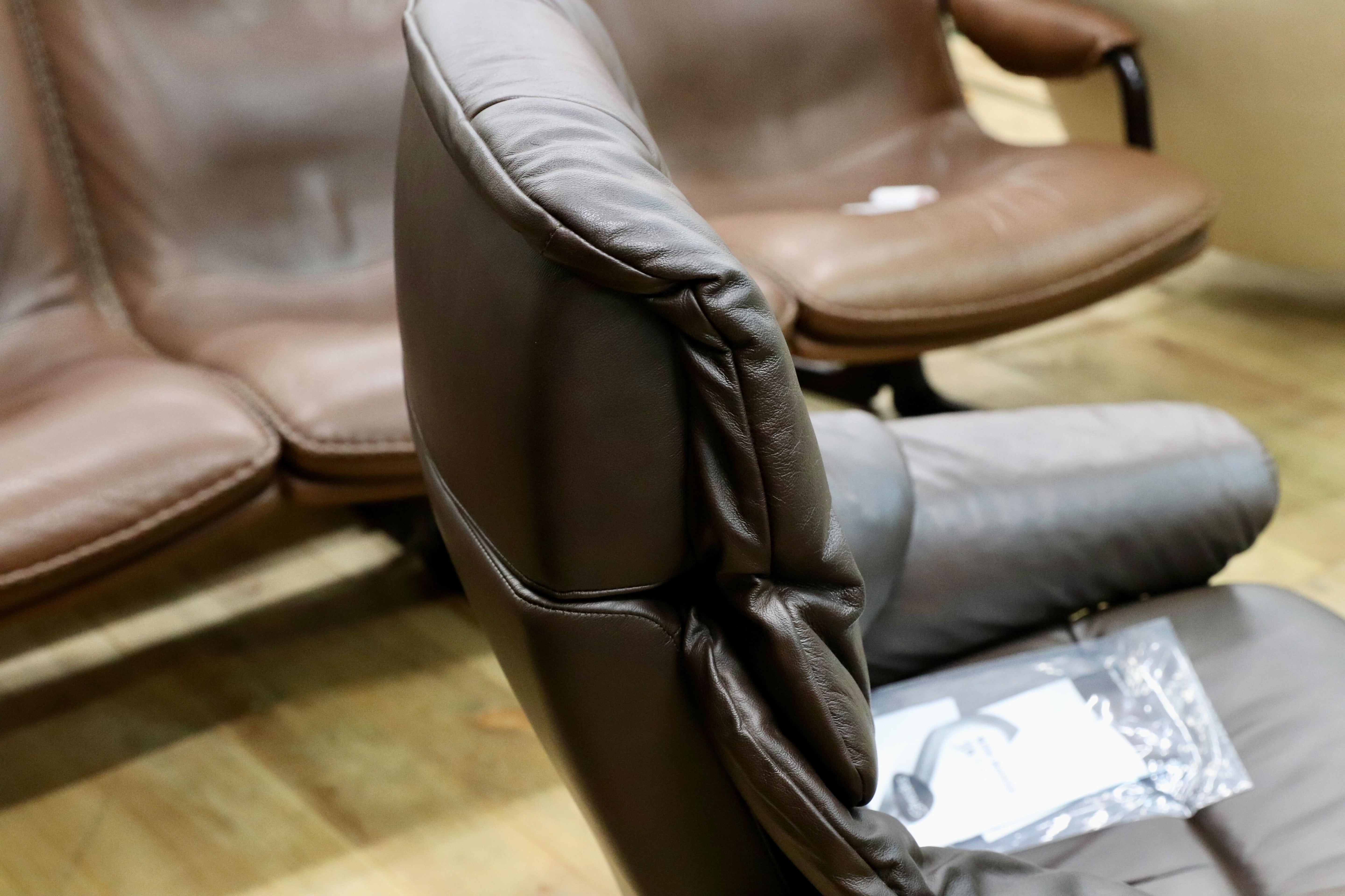 GMIK419A○EKORNES / エコーネス Reno レノ ストレスレスチェア Mサイズ パーソナルチェア オットマン付き 北欧 ノルウェー 定価約45万