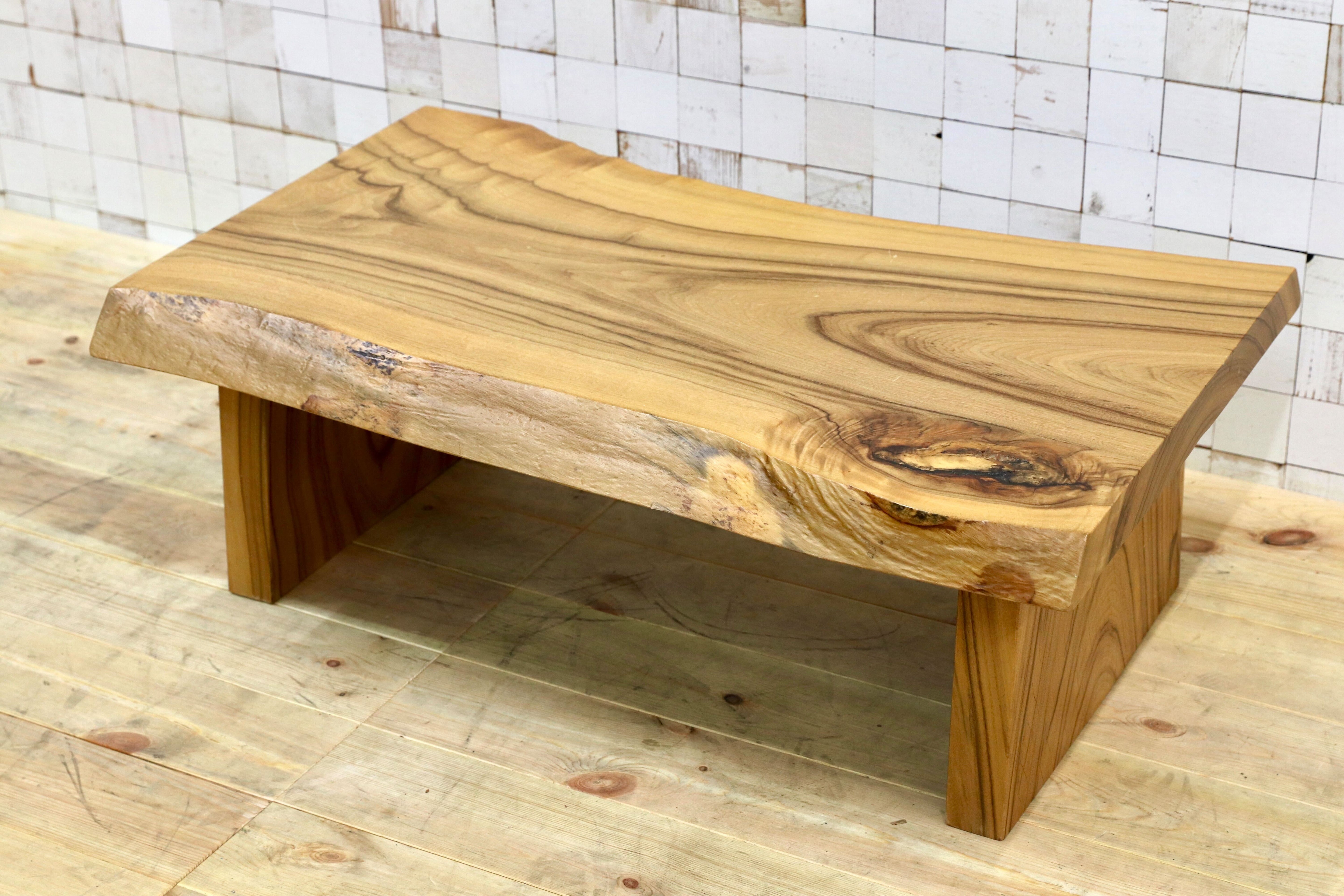 GMHK768○LEGNATEC / レグナテック KIWA CRAFT 藏工房 座卓 センターテーブル リビングテーブル 楠無垢材 北欧スタイル コーヒーテーブル