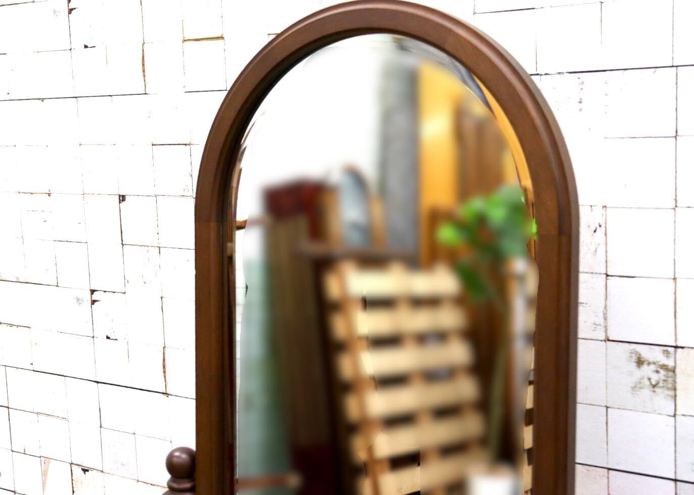 GMGS136○maruni / マルニ 地中海 スタンドミラー 全身鏡 姿見 クラシック ディレクトワール様式 約10万