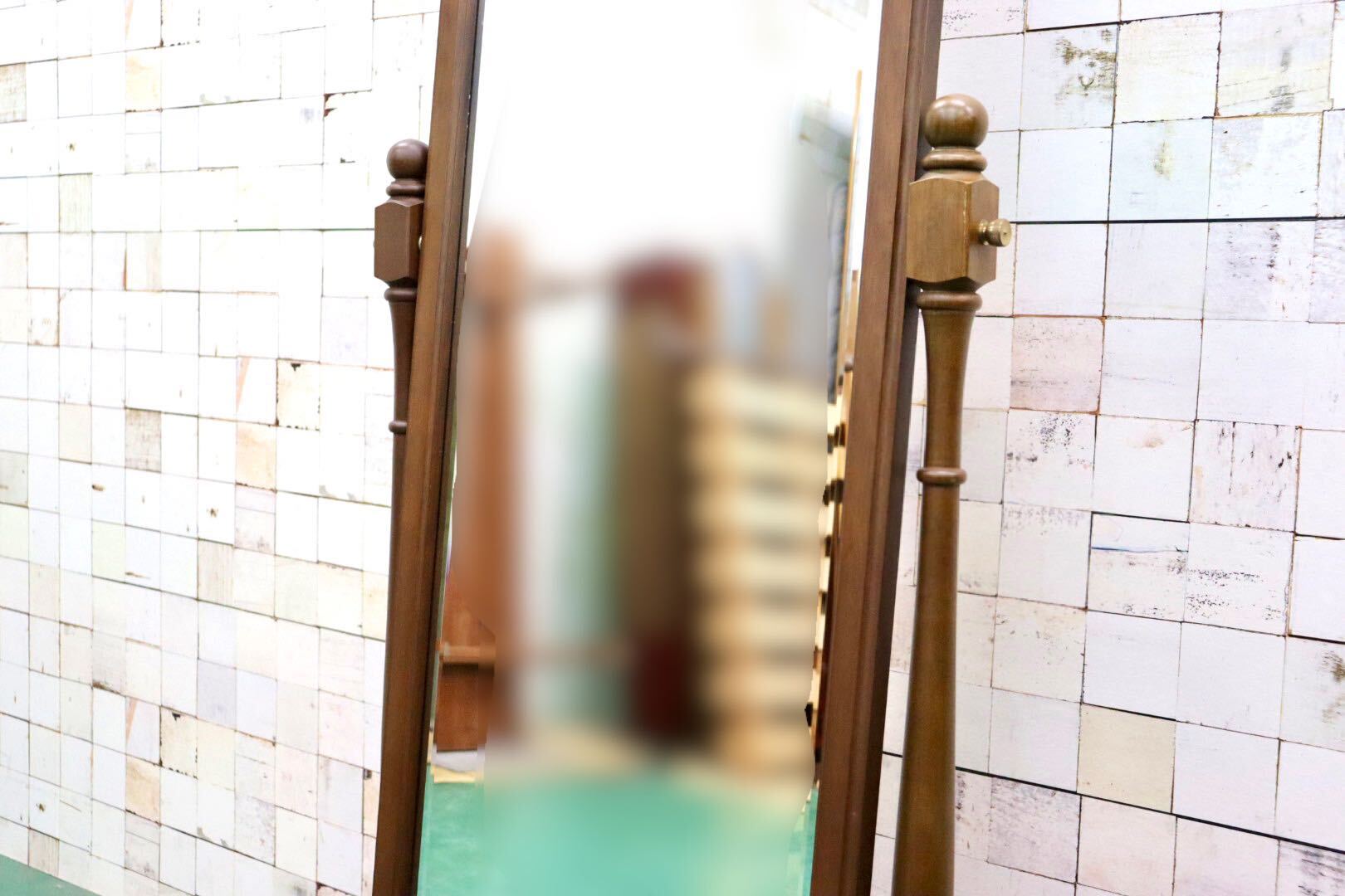 GMGS136○maruni / マルニ 地中海 スタンドミラー 全身鏡 姿見 クラシック ディレクトワール様式 約10万