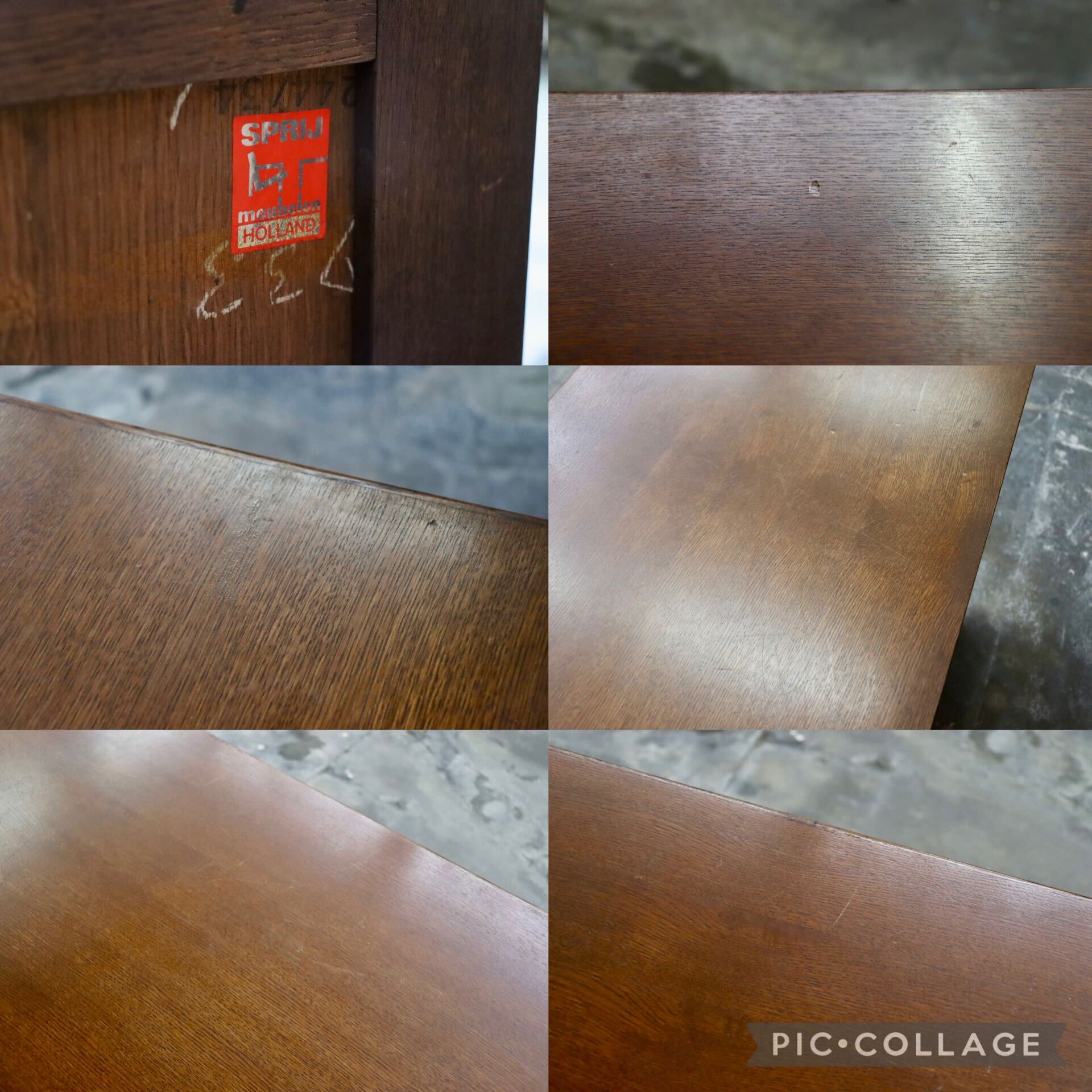 GMIH323○Sprij Meubelen / スプライ ムーベレン オランダ製 サイドボード リビングボード 彫刻 飾り棚 インテリア ヴィンテージ 希少