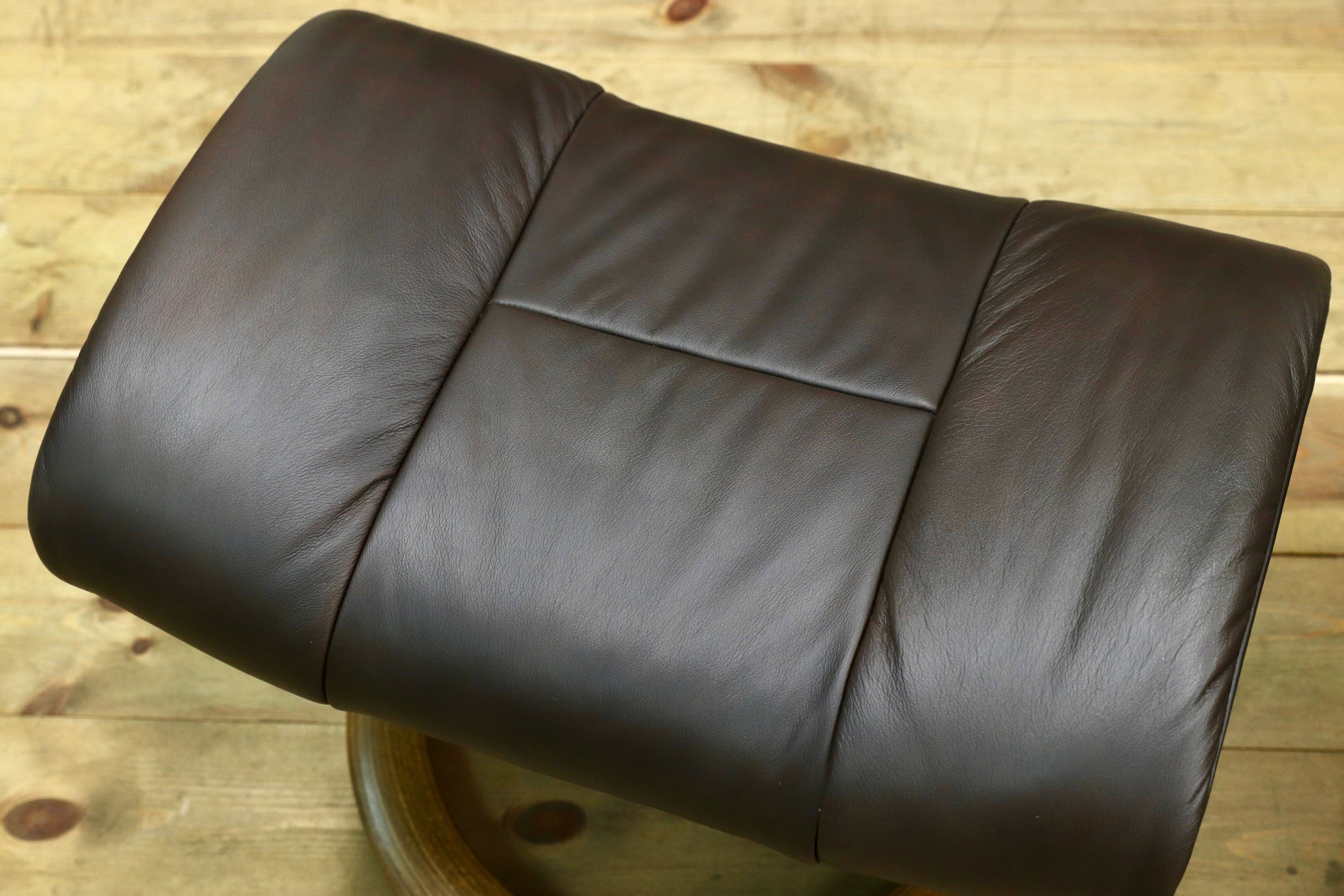 GMIK419B○EKORNES / エコーネス Reno レノ ストレスレスチェア Mサイズ パーソナルチェア オットマン付き 北欧 ノルウェー 定価約45万