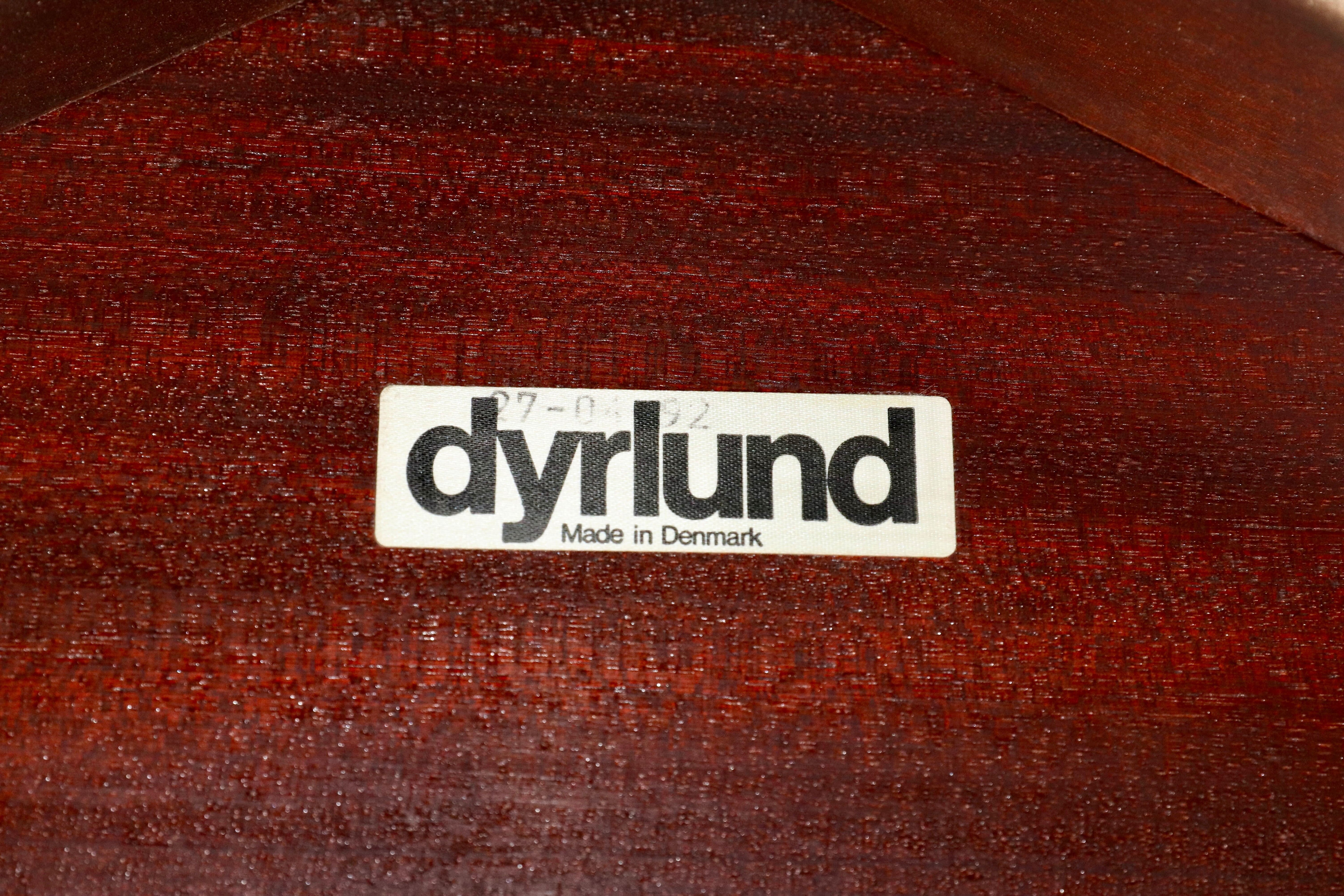 GMHS53○Dyrlund / デューロン 北欧 デンマーク ローズウッド センターテーブル リビングテーブル 応接机 北欧ヴィンテージ 稀少 約35万