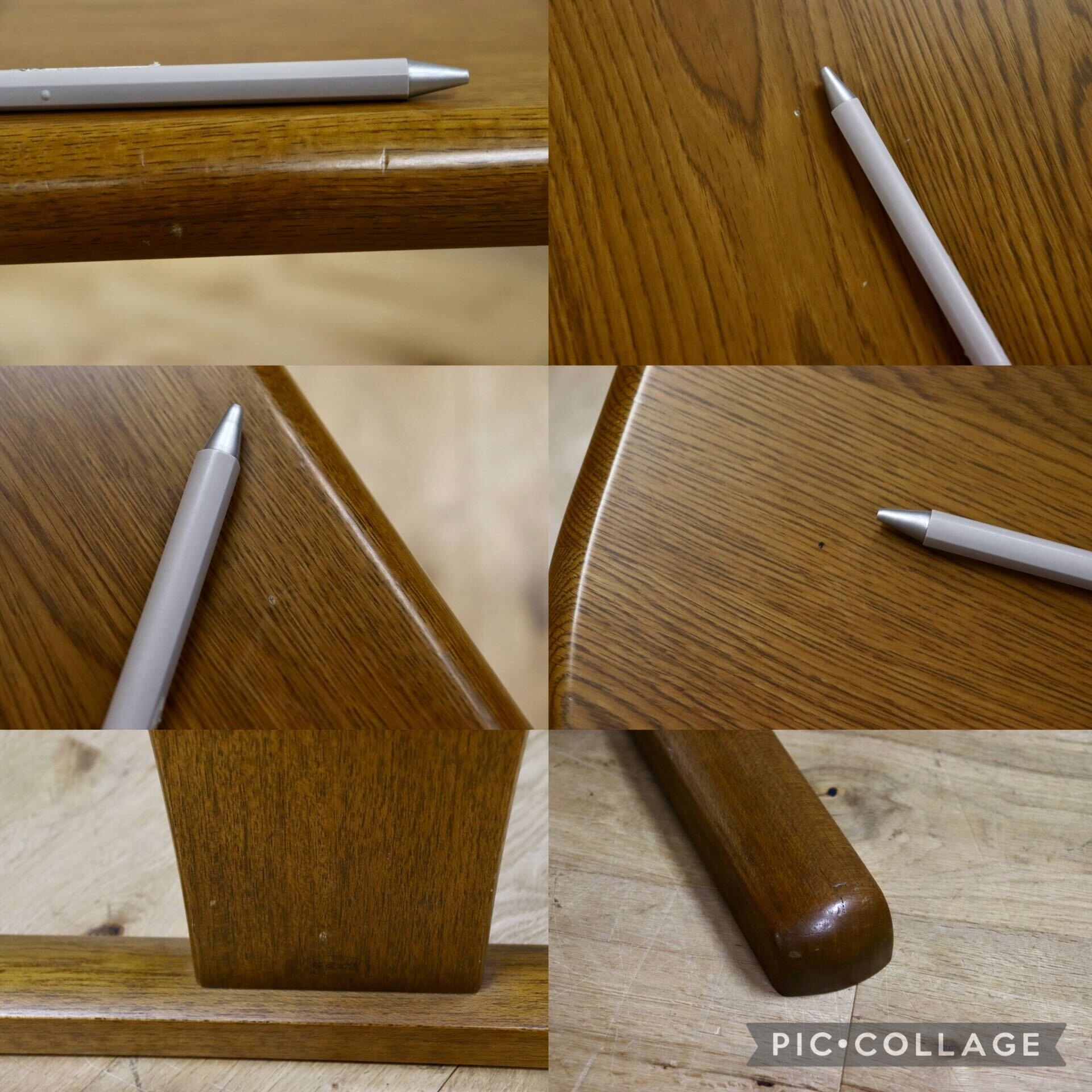 GMIH45○浜本工芸 / HAMAMOTO ダイニングテーブル 食卓テーブル 作業台 楢材 無垢 机 テーブル 国産家具 美品