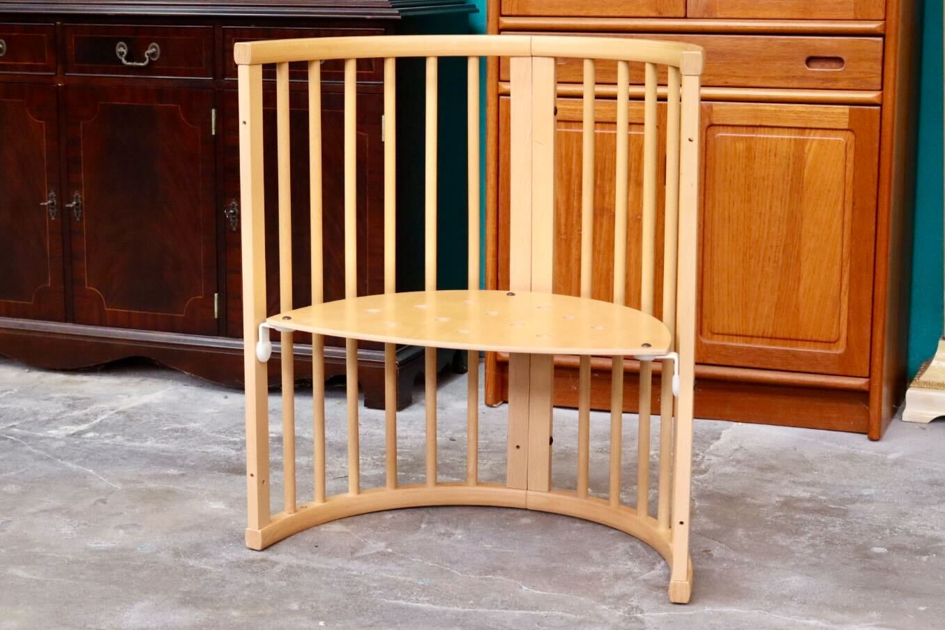 GMIH235A○Stokke / ストッケ Sleepi スリーピーチェア ベッドヘッド ダイニングチェア 2脚セット 木製 ベビーベッド 北欧家具