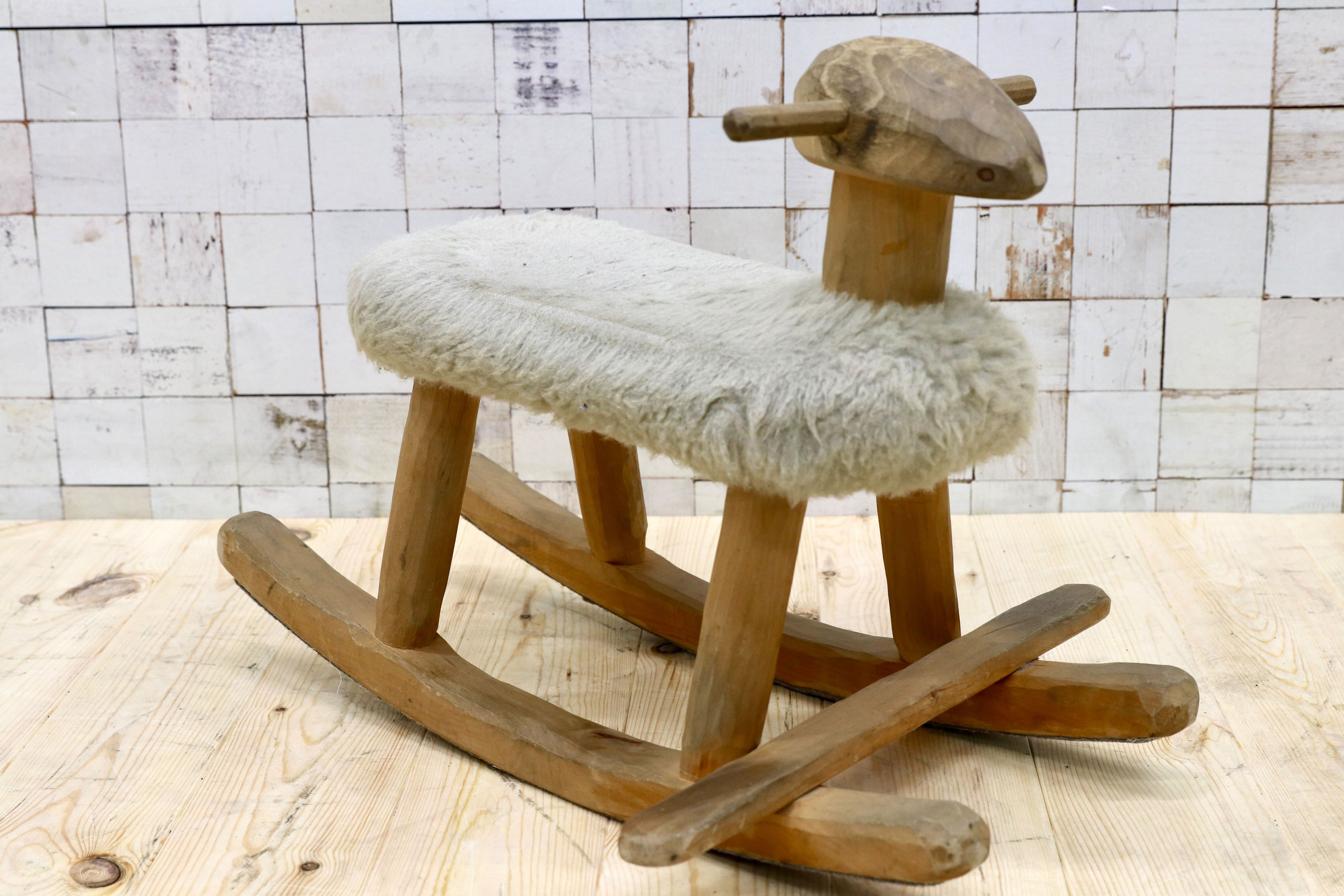 GMFS229○puu ja puu / プーヤプー 北欧家具 北欧ヴィンテージ 羊 スツール オブジェ ハンドメイド インテリア