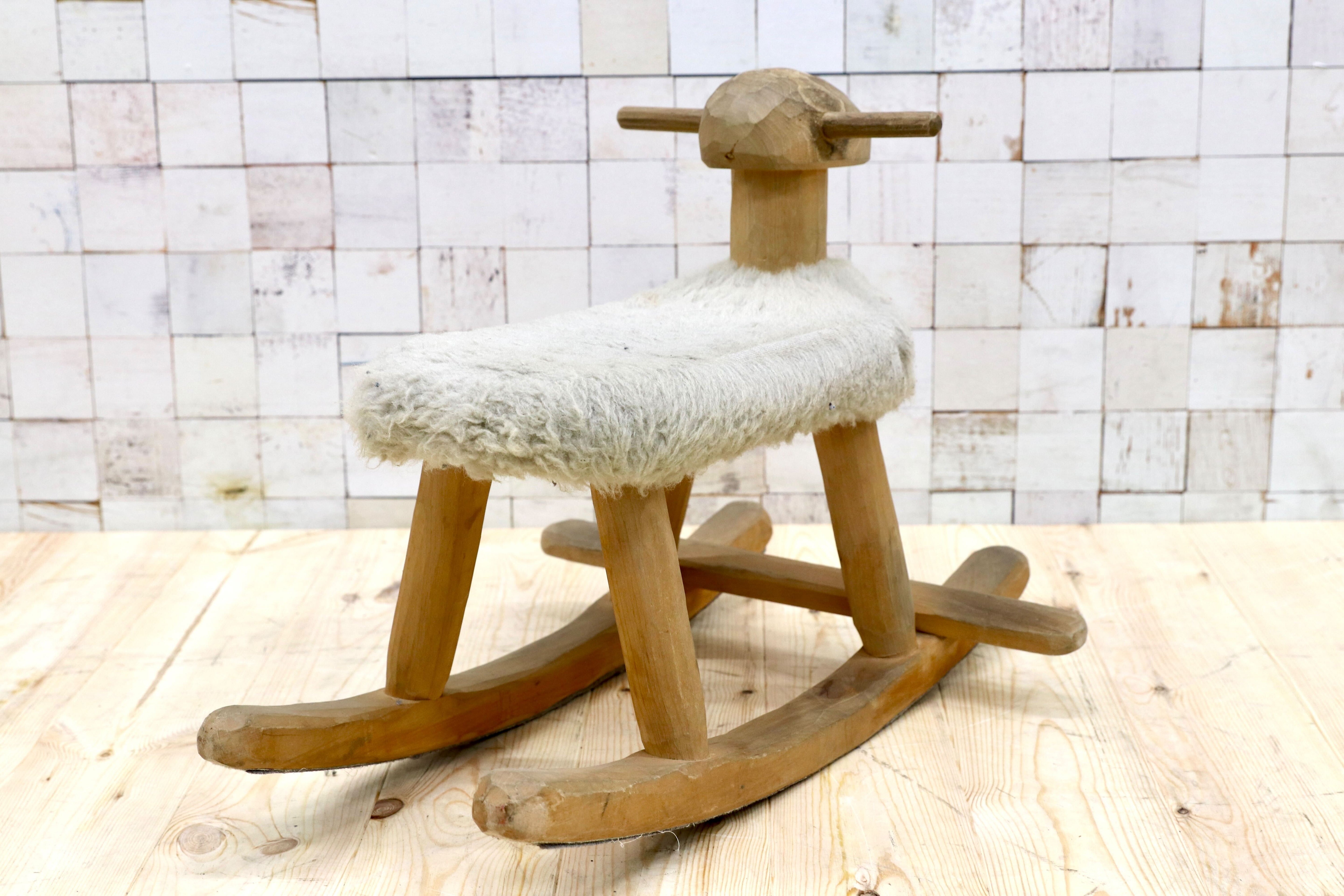 GMFS229○puu ja puu / プーヤプー 北欧家具 北欧ヴィンテージ 羊 スツール オブジェ ハンドメイド インテリア