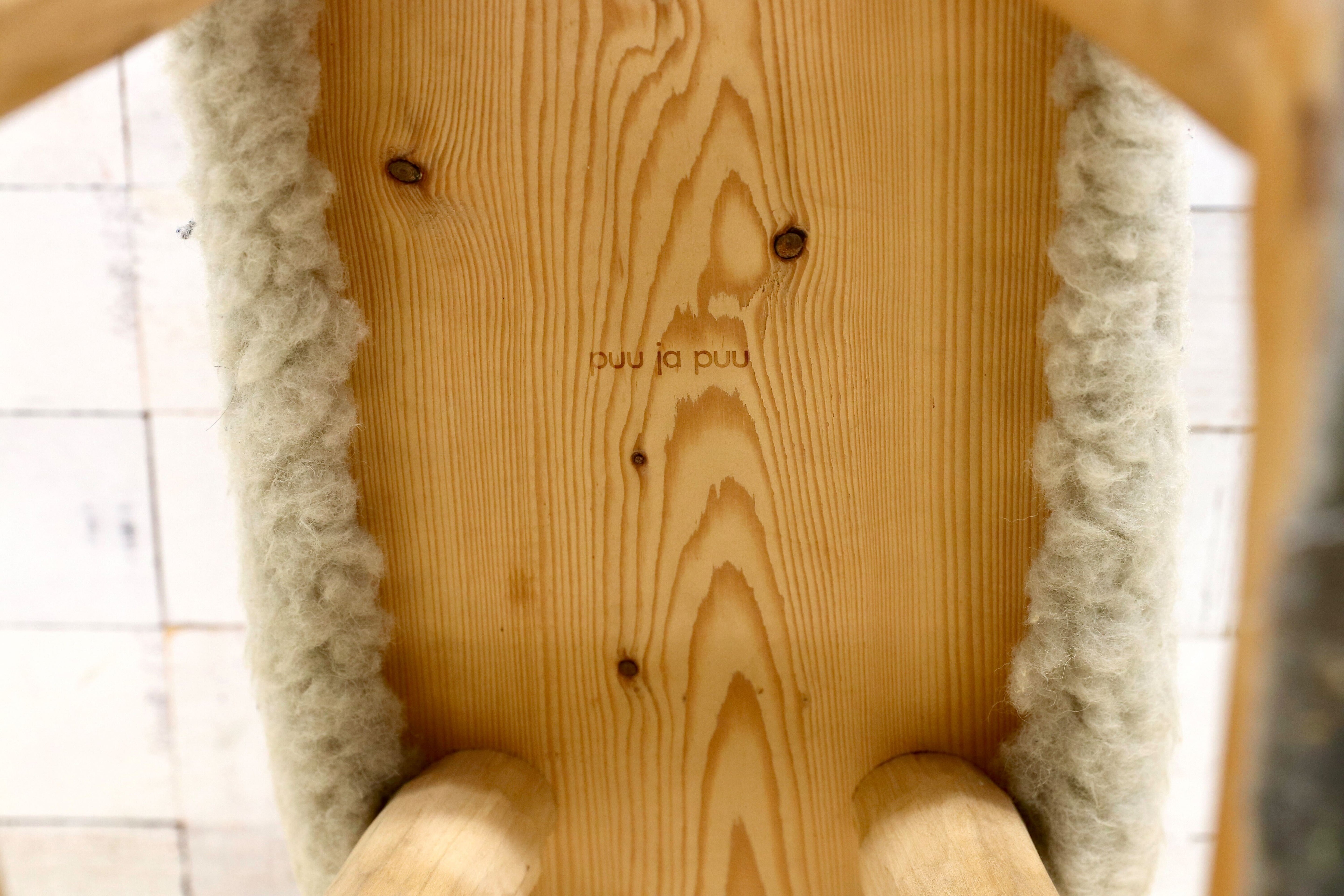 GMFS229○puu ja puu / プーヤプー 北欧家具 北欧ヴィンテージ 羊 スツール オブジェ ハンドメイド インテリア