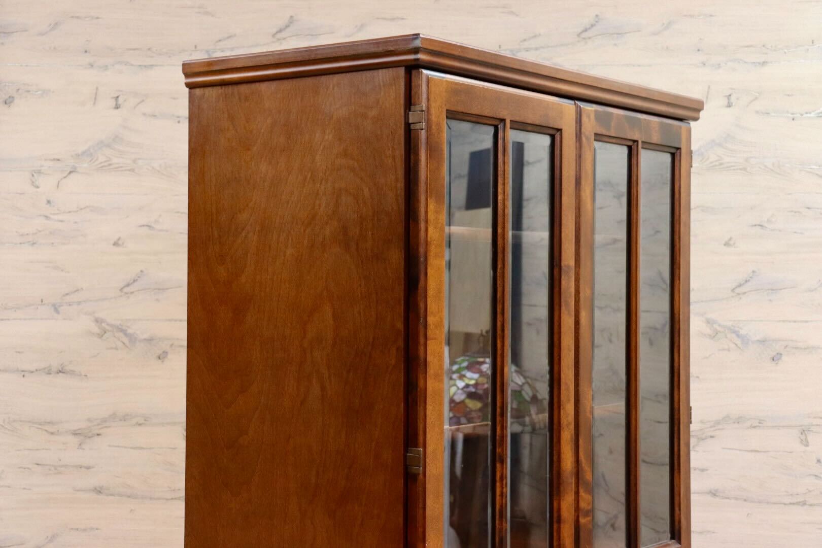 GMHH485A○Herbe / エルブ まりも 本棚 書棚 ブックシェルフ 本箱 飾り棚 キャビネット 収納家具 民芸家具 和家具 古民家 和モダン