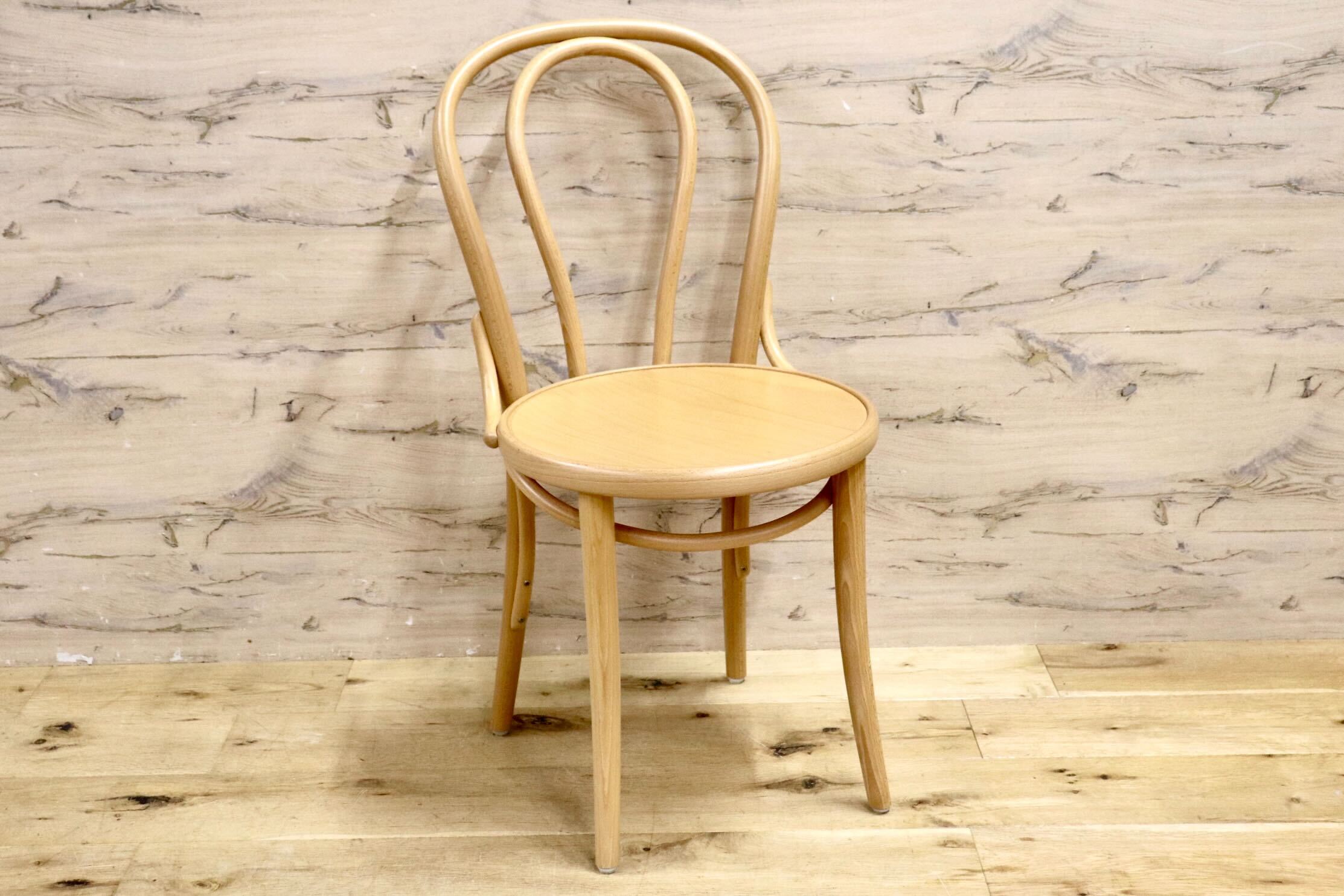GMIK638○TON / トン チェコ製 ダイニングチェア ビーチ材 椅子 曲木 天然木 ナチュラル モダン カフェ 定価約4万 展示品