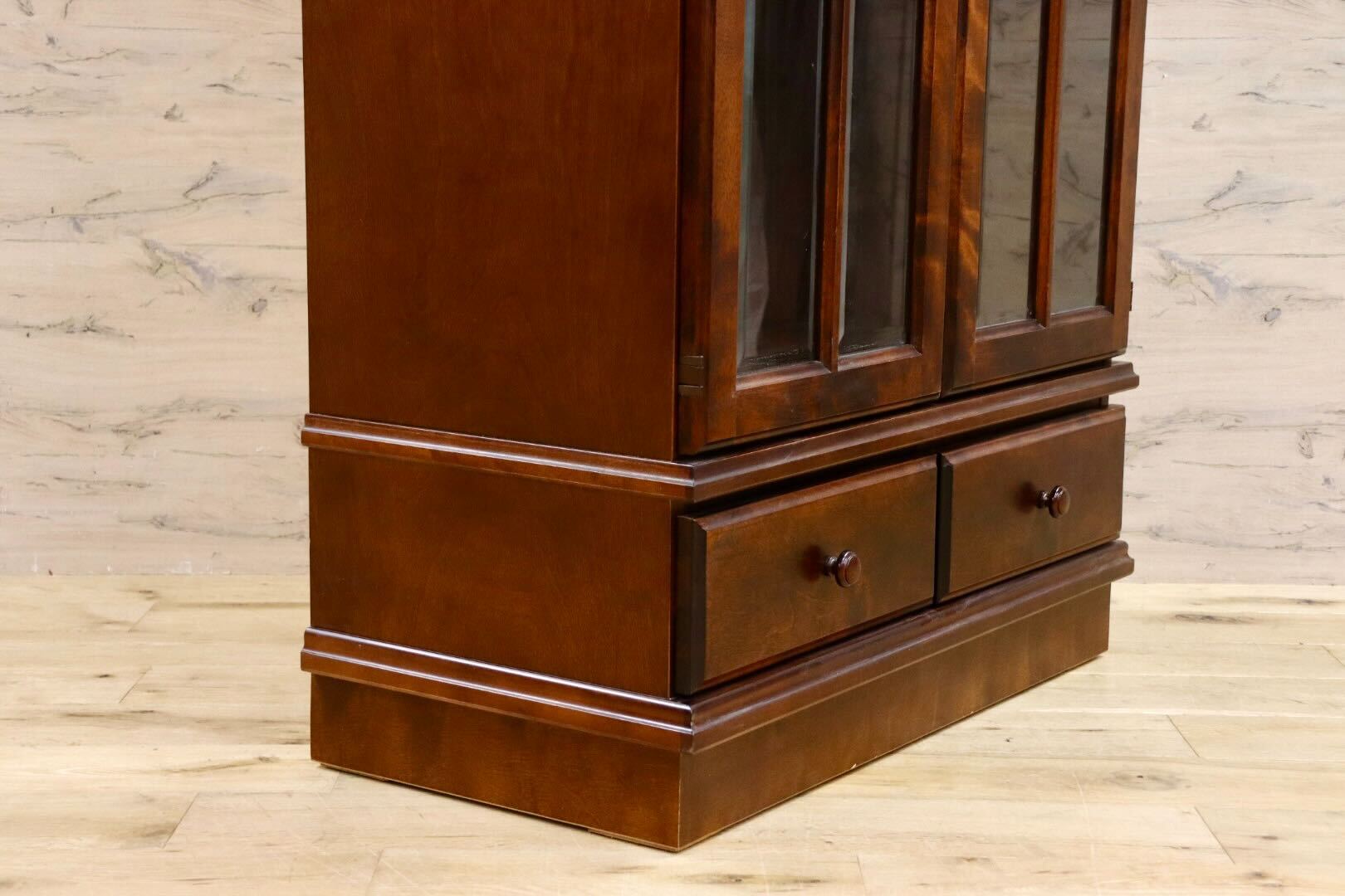 GMHH485A○Herbe / エルブ まりも 本棚 書棚 ブックシェルフ 本箱 飾り棚 キャビネット 収納家具 民芸家具 和家具 古民家 和モダン