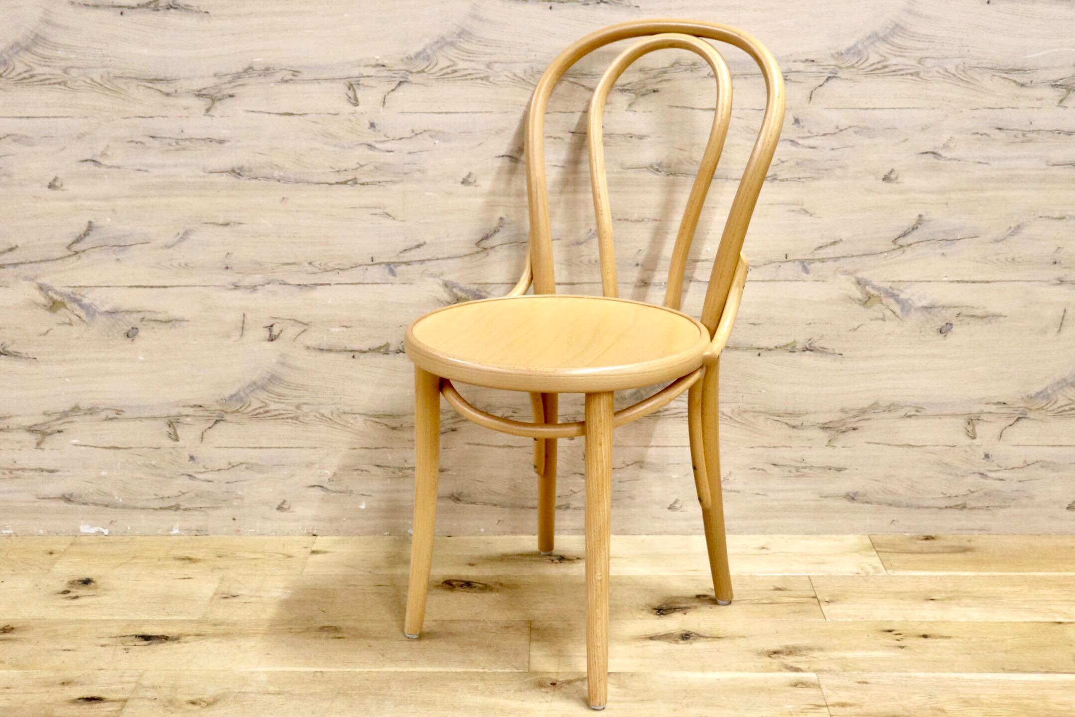 GMIK638○TON / トン チェコ製 ダイニングチェア ビーチ材 椅子 曲木 天然木 ナチュラル モダン カフェ 定価約4万 展示品