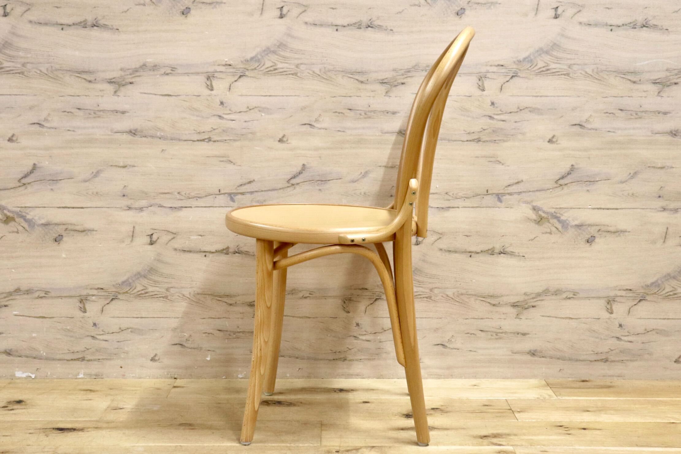 GMIK638○TON / トン チェコ製 ダイニングチェア ビーチ材 椅子 曲木 天然木 ナチュラル モダン カフェ 定価約4万 展示品