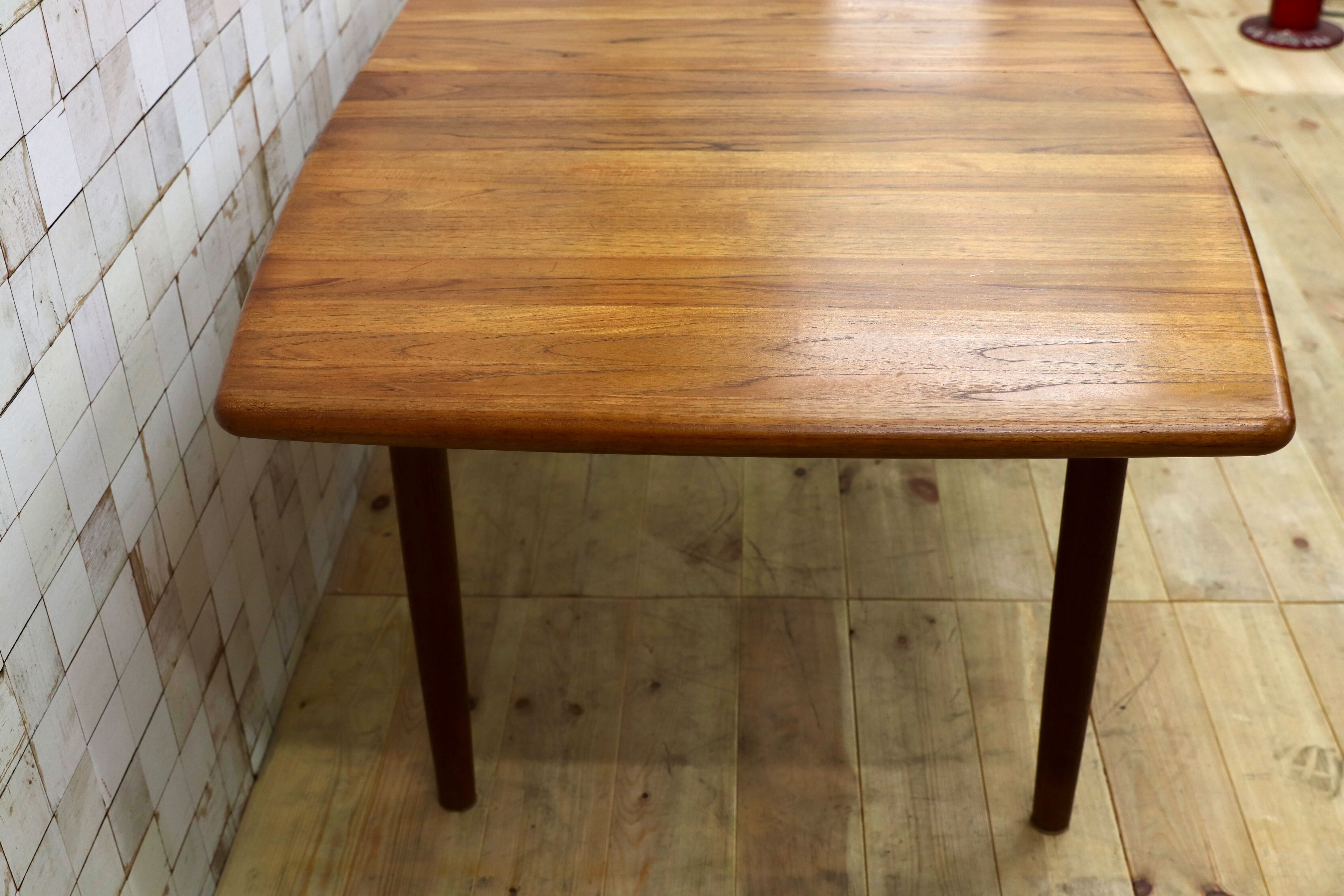 GMHH465○GUDME / グドメ ダイニングテーブル 食卓テーブル チーク無垢材 北欧ヴィンテージ 北欧家具 デンマーク製 稀少