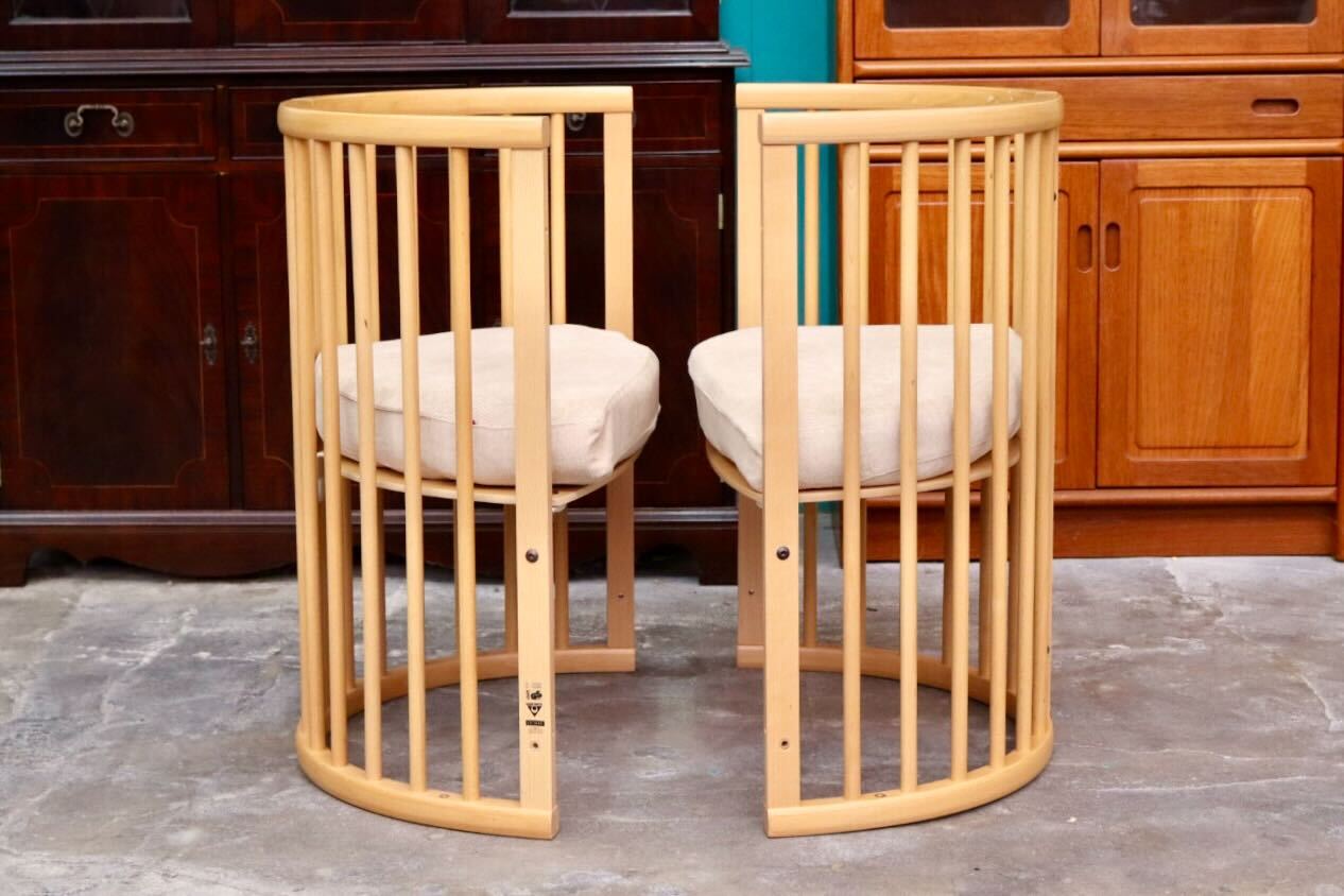 GMIH235B○Stokke / ストッケ Sleepi スリーピーチェア ベッドヘッド ダイニングチェア 2脚セット 木製 ベビーベッド 北欧家具