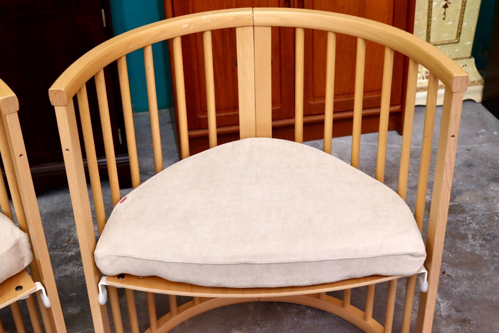 GMIH235B○Stokke / ストッケ Sleepi スリーピーチェア ベッドヘッド ダイニングチェア 2脚セット 木製 ベビーベッド 北欧家具