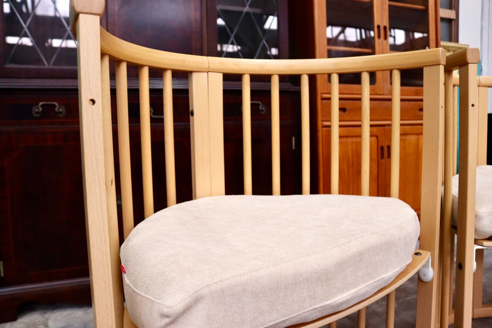 GMIH235B○Stokke / ストッケ Sleepi スリーピーチェア ベッドヘッド ダイニングチェア 2脚セット 木製 ベビーベッド 北欧家具