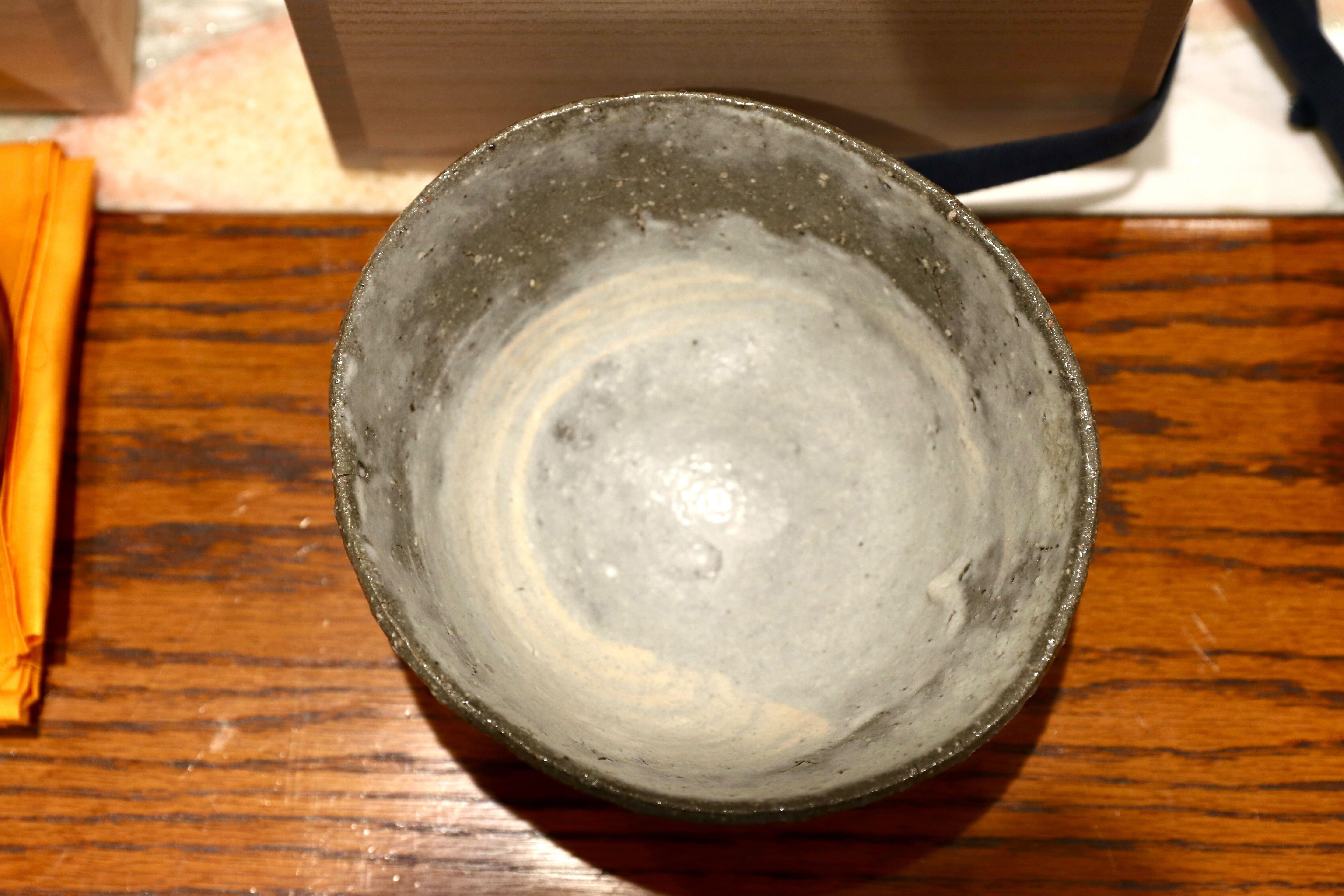 GMIO167○北村圭泉 圭泉窯 刷毛目茶碗 最高級 丹波焼 丹波篠山 陶磁器 未使用