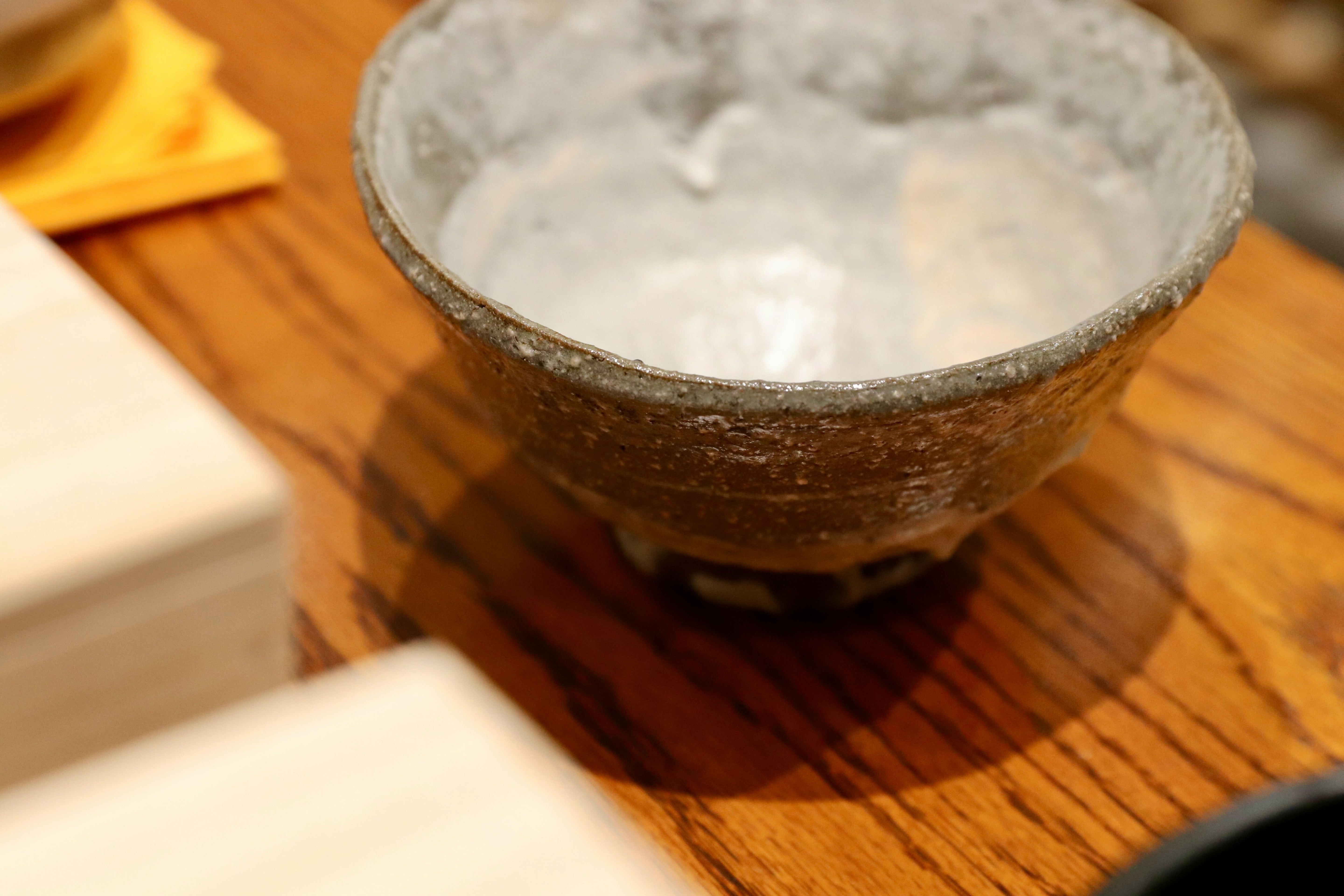 GMIO167○北村圭泉 圭泉窯 刷毛目茶碗 最高級 丹波焼 丹波篠山 陶磁器 未使用