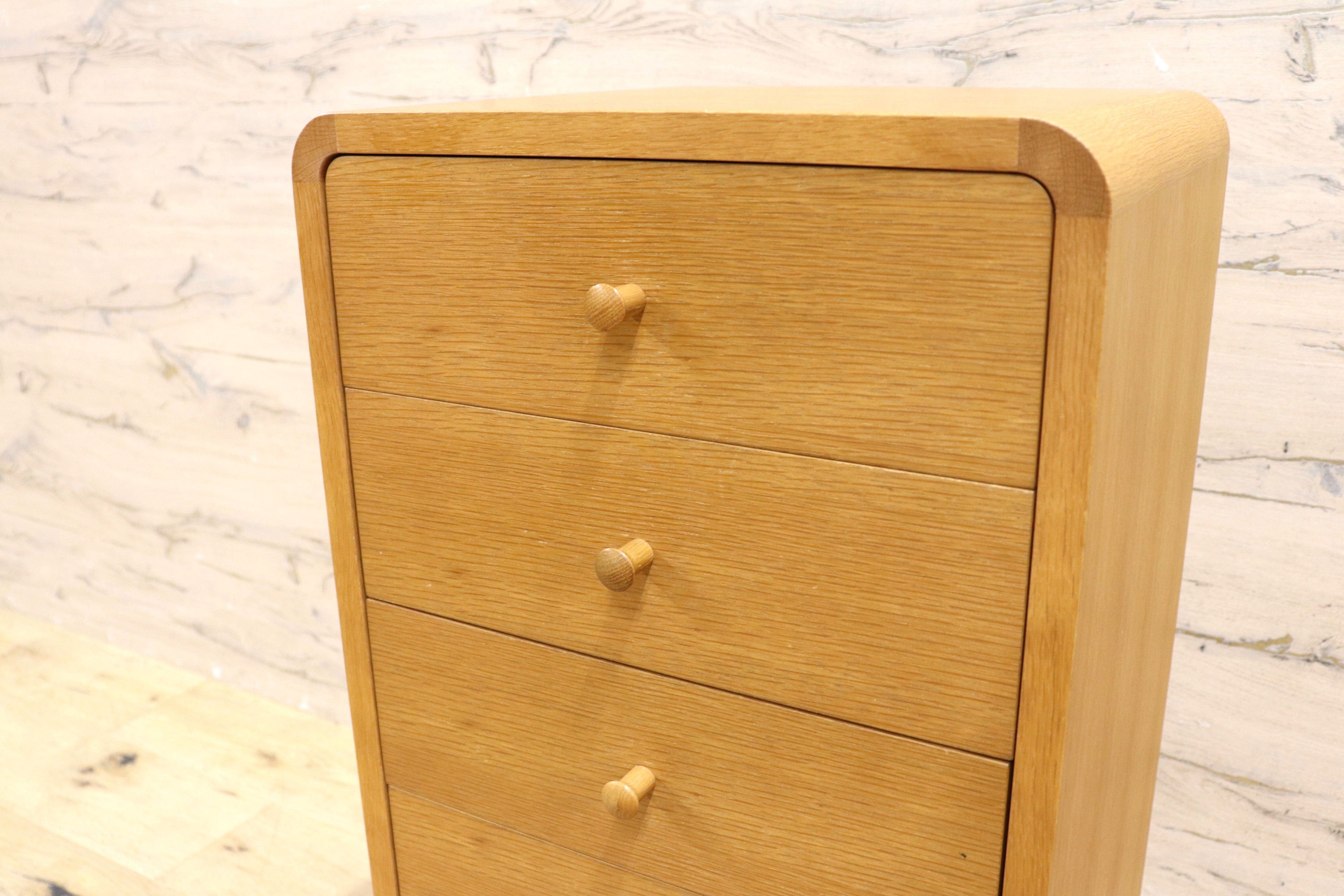 GMIS176○nissin / 日進木工 BRICK BLOCK ブリックブロック 6段チェスト ミニチェスト 引き出し 収納家具 木製家具 飛騨高山