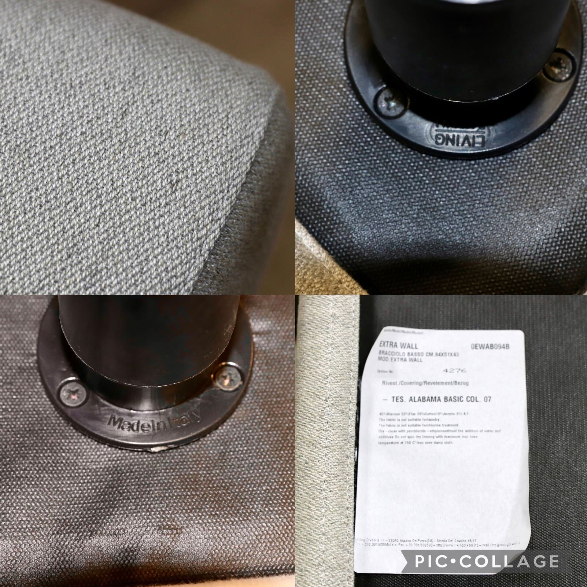 GMIH121A○cassina ixc / カッシーナイクスシー LIVING DIVANI オットマン スツール ベンチソファ イタリアモダン カバーリング 展示品