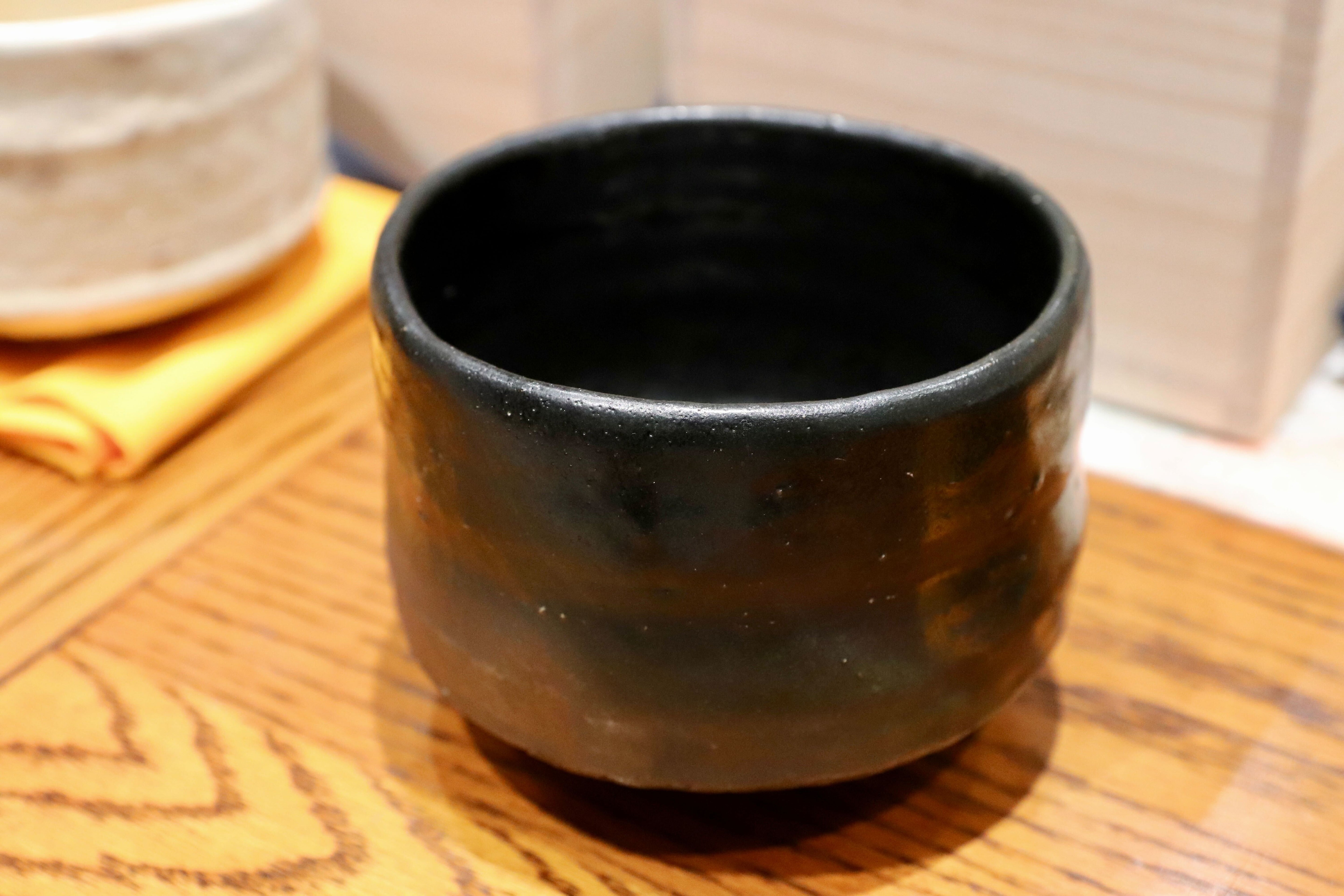 GMIO168○北村圭泉 圭泉窯 黒釉茶碗 最高級 丹波焼 丹波篠山 陶磁器 未使用