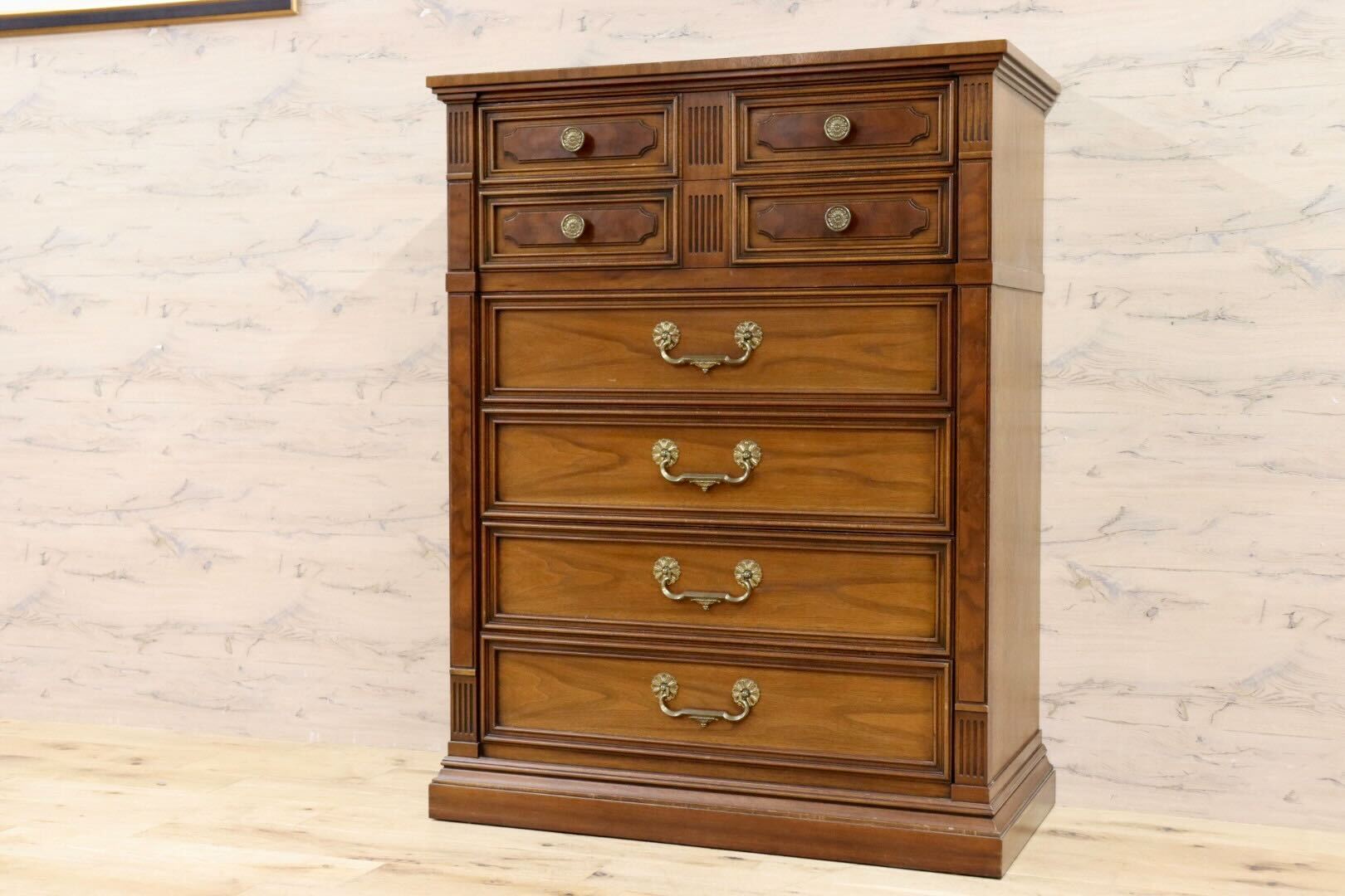 GMHK793B○DREXEL HERITAGE / ドレクセルヘリテイジ FRANCESCA フランチェスカ チェスト リビングボード 定価約72万 ヴィンテージ 最高級