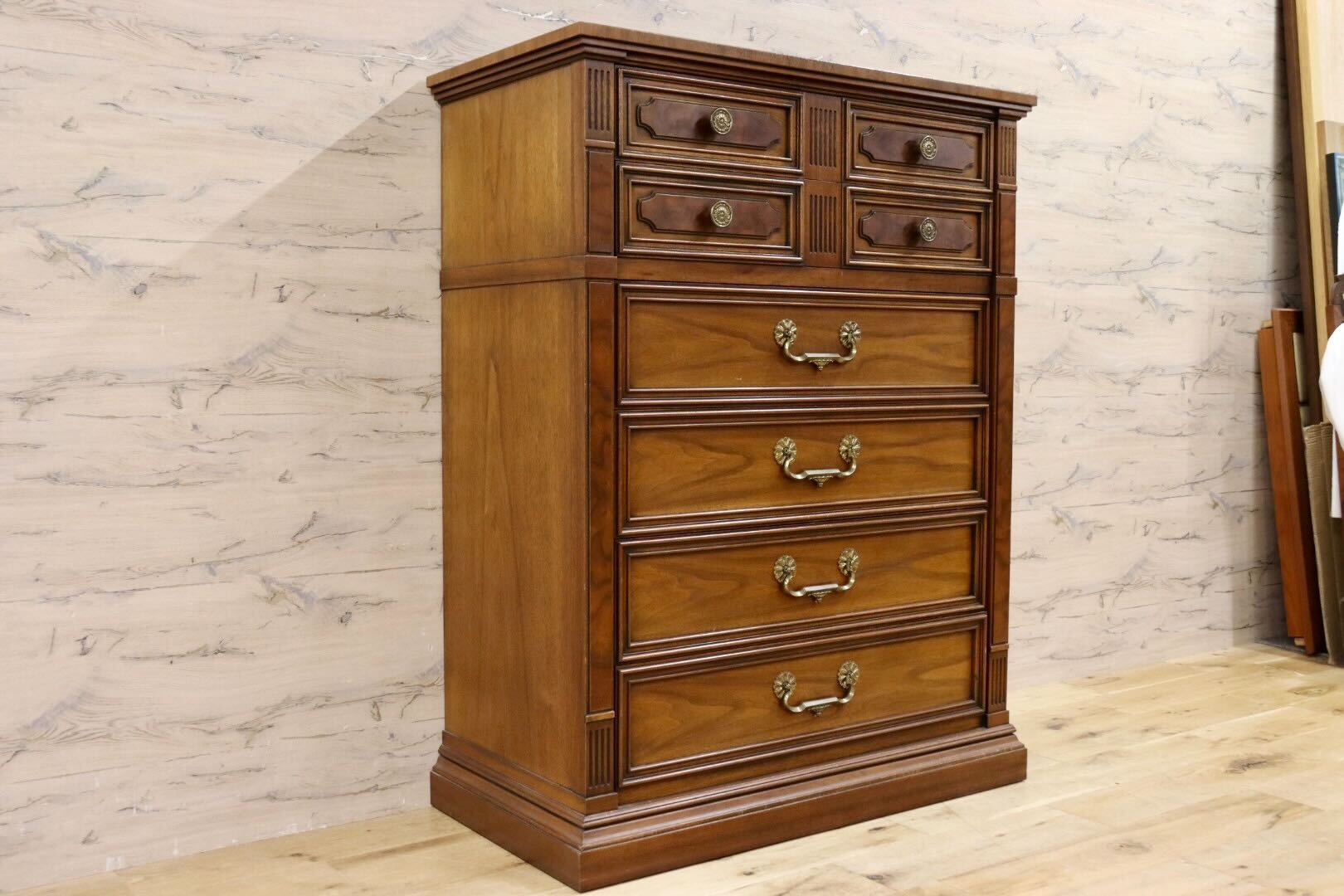 GMHK793B○DREXEL HERITAGE / ドレクセルヘリテイジ FRANCESCA フランチェスカ チェスト リビングボード 定価約72万 ヴィンテージ 最高級