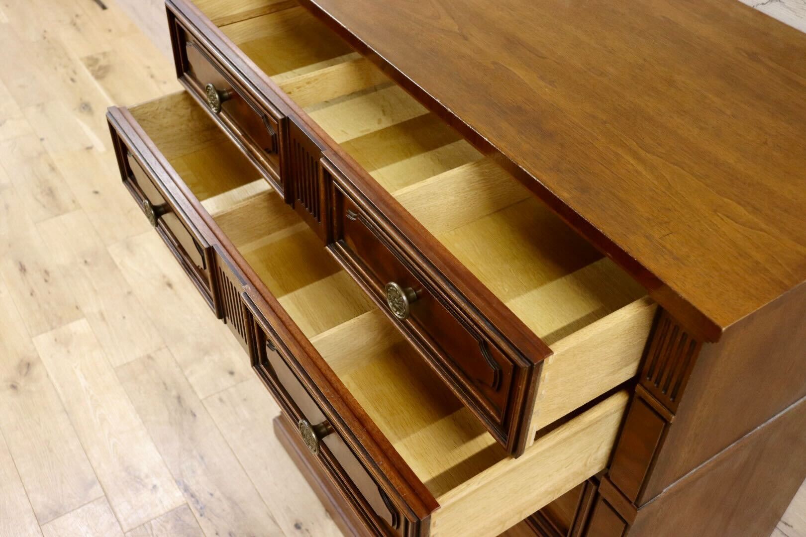 GMHK793B○DREXEL HERITAGE / ドレクセルヘリテイジ FRANCESCA フランチェスカ チェスト リビングボード 定価約72万 ヴィンテージ 最高級