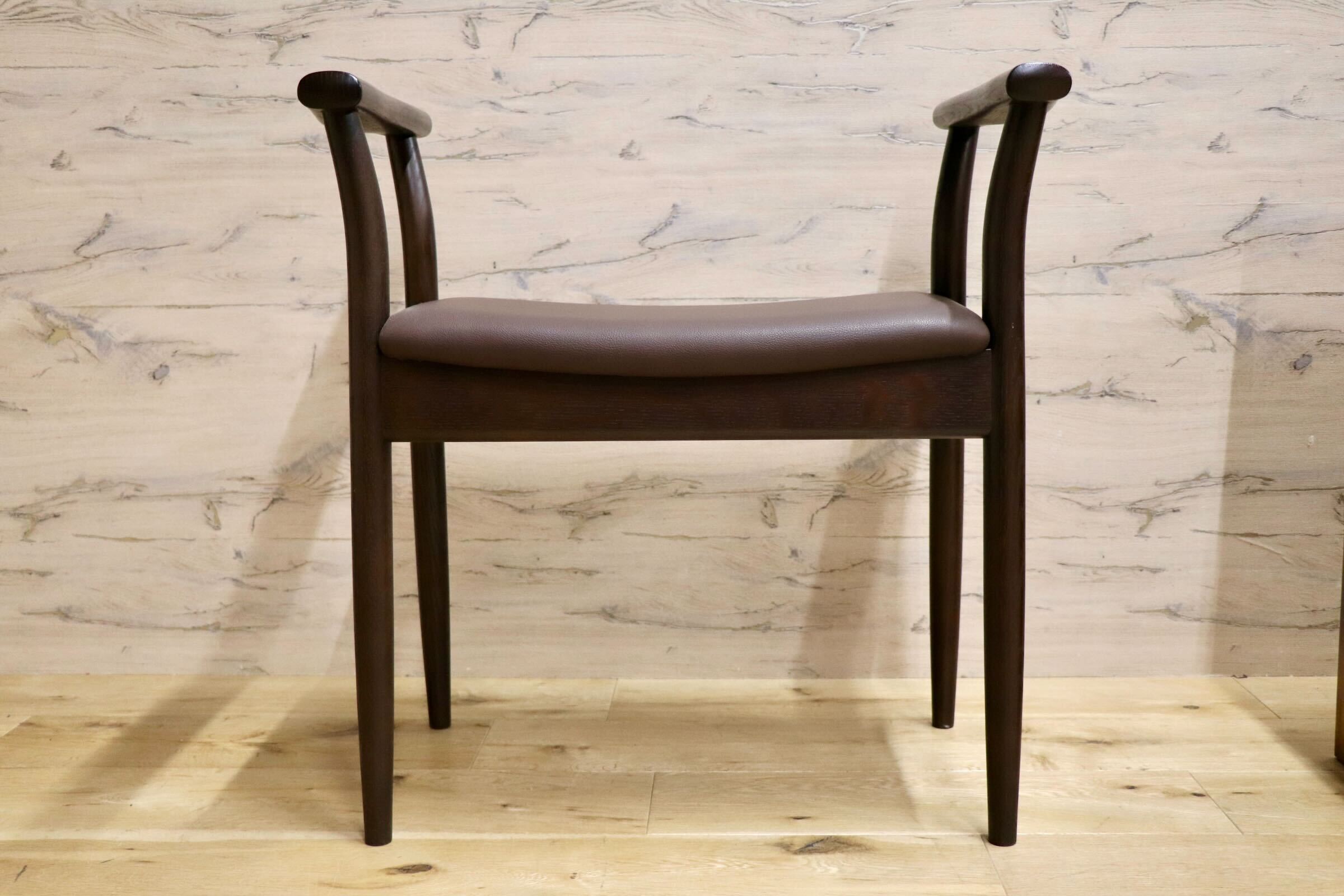 GMIS550◯maturite / マチュリテ Po Chair ポーチェアー オーク材 サイドチェア コンパクトスツール 定価約8.14万 飛騨産業 HIDA キツツキ