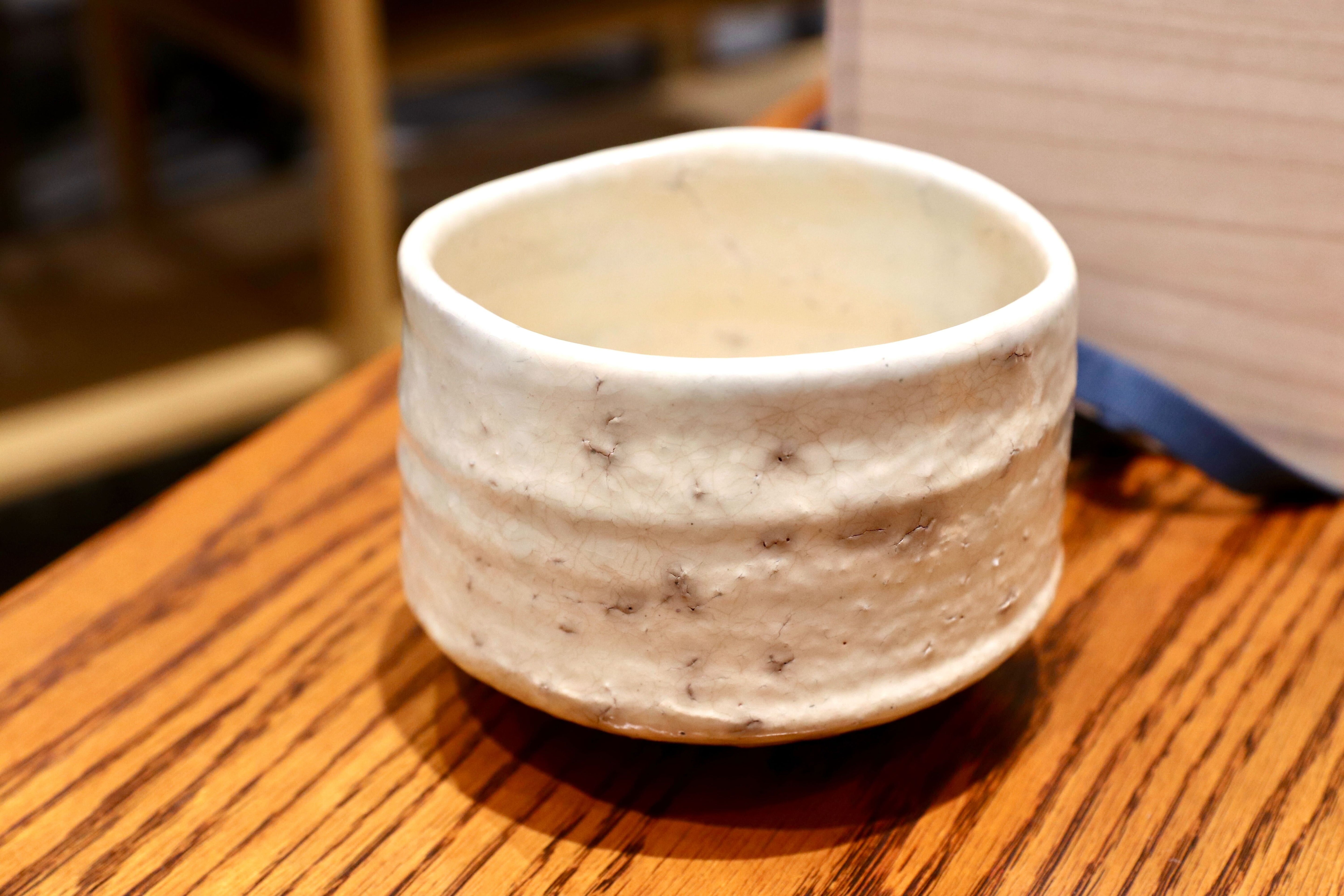 GMIO169○北村圭泉 圭泉窯 粉引茶碗 最高級 丹波焼 丹波篠山 陶磁器 未使用