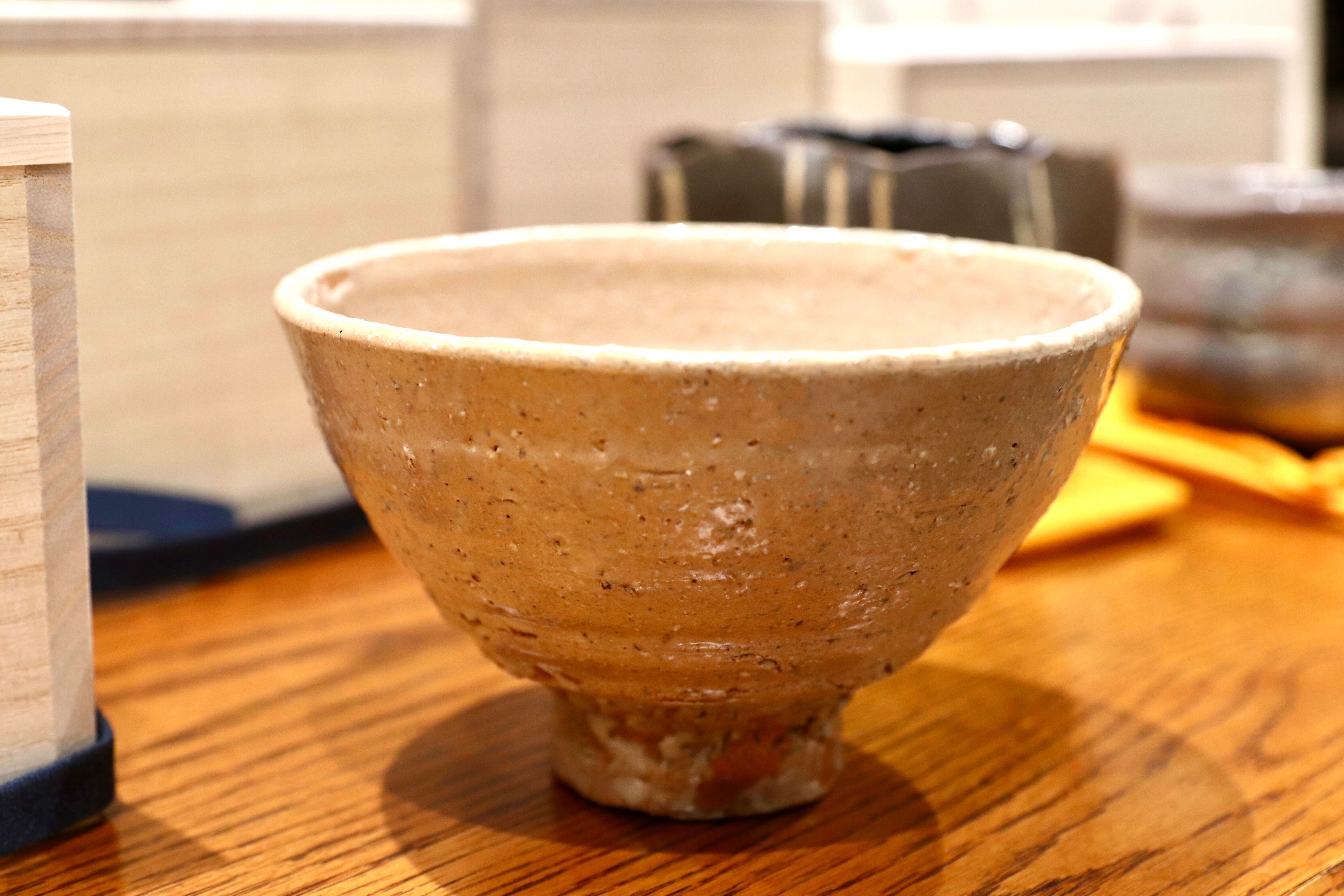 GMIO170○北村圭泉 圭泉窯 井戸茶碗 最高級 丹波焼 丹波篠山 陶磁器 未使用