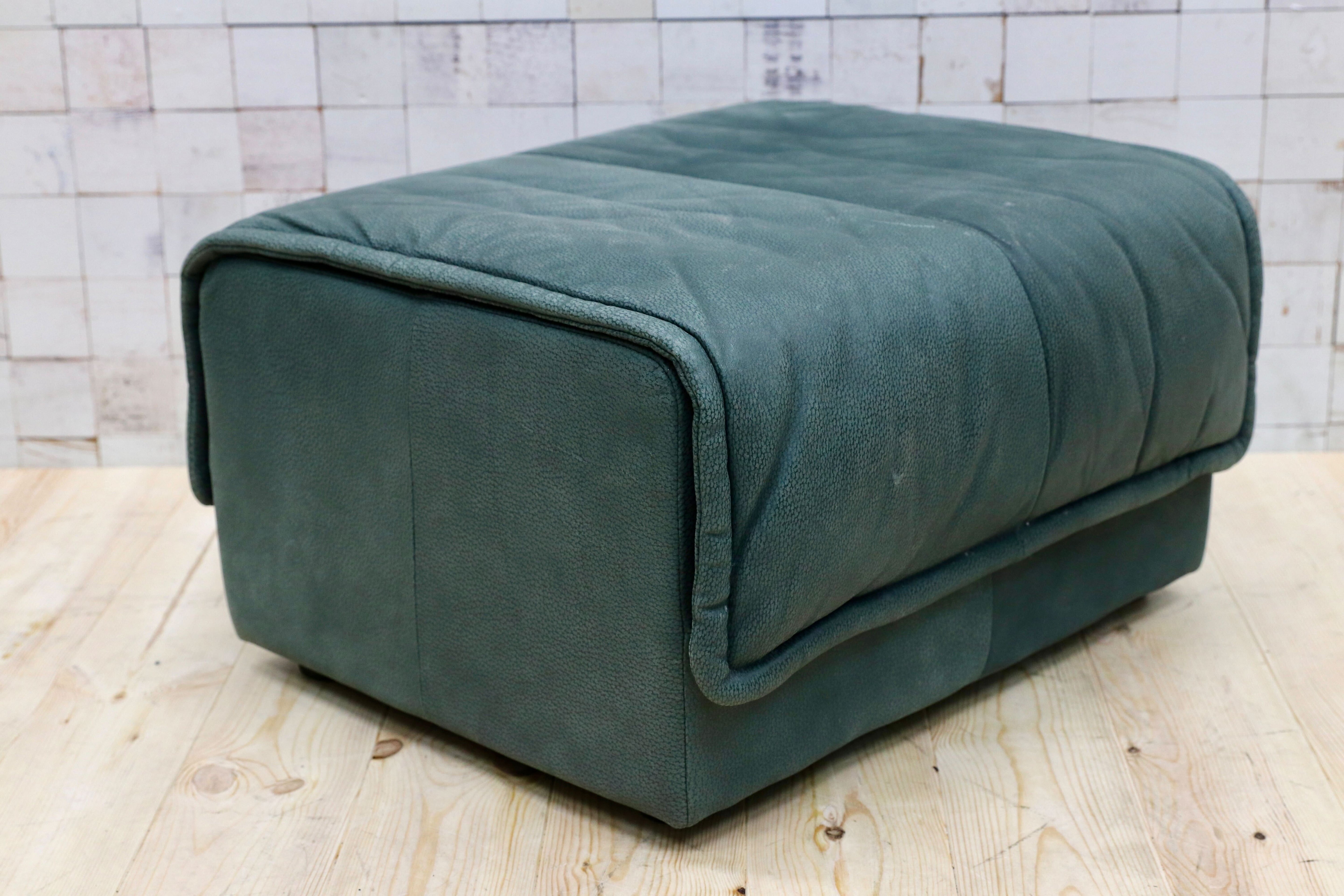 GMFT142○rossi di albizzate / ロッシディアルビザーテ IDC大塚家具 イタリア製 ヴィンテージ 本革 オットマン フットスツール 最高級