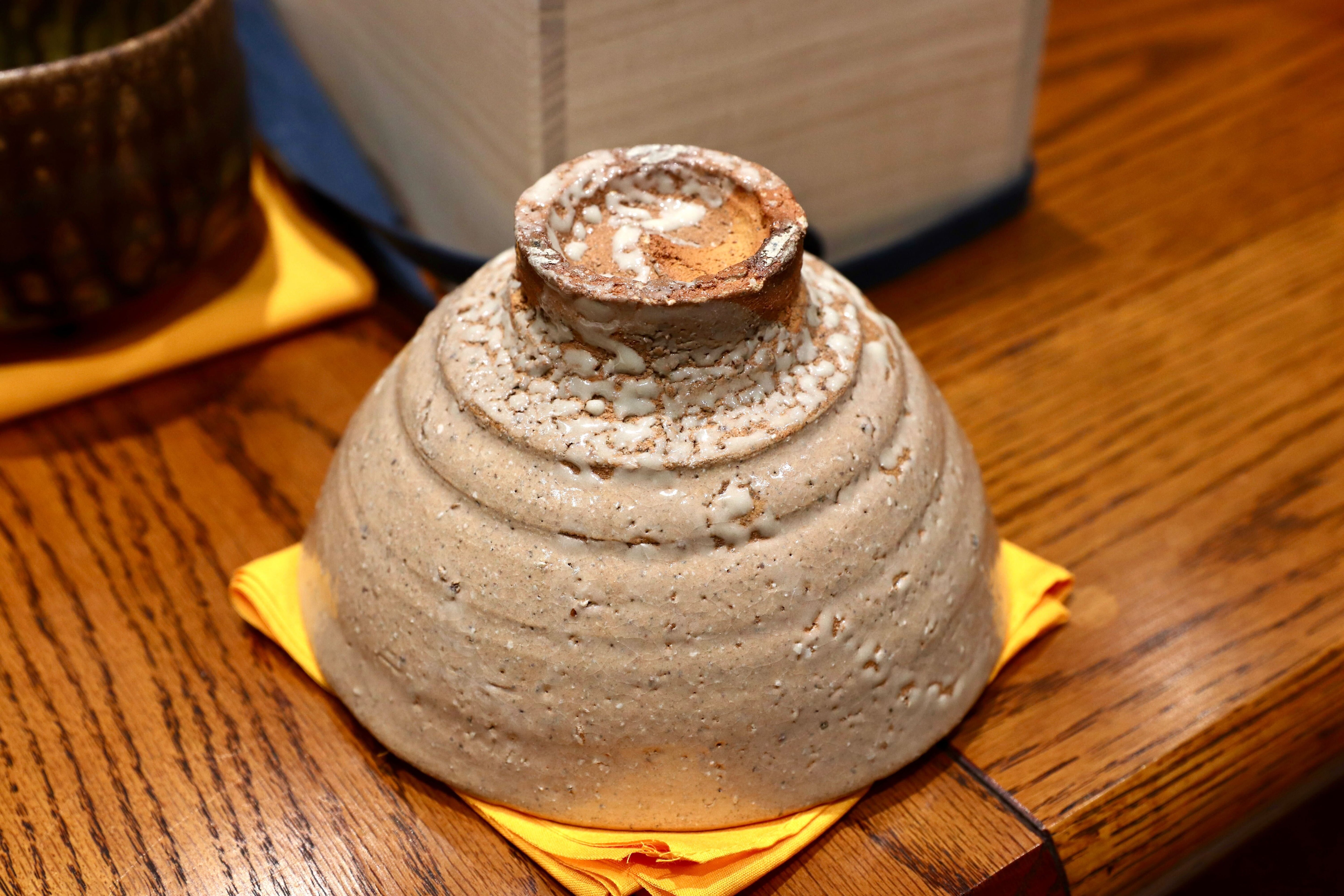 GMIO170○北村圭泉 圭泉窯 井戸茶碗 最高級 丹波焼 丹波篠山 陶磁器 未使用