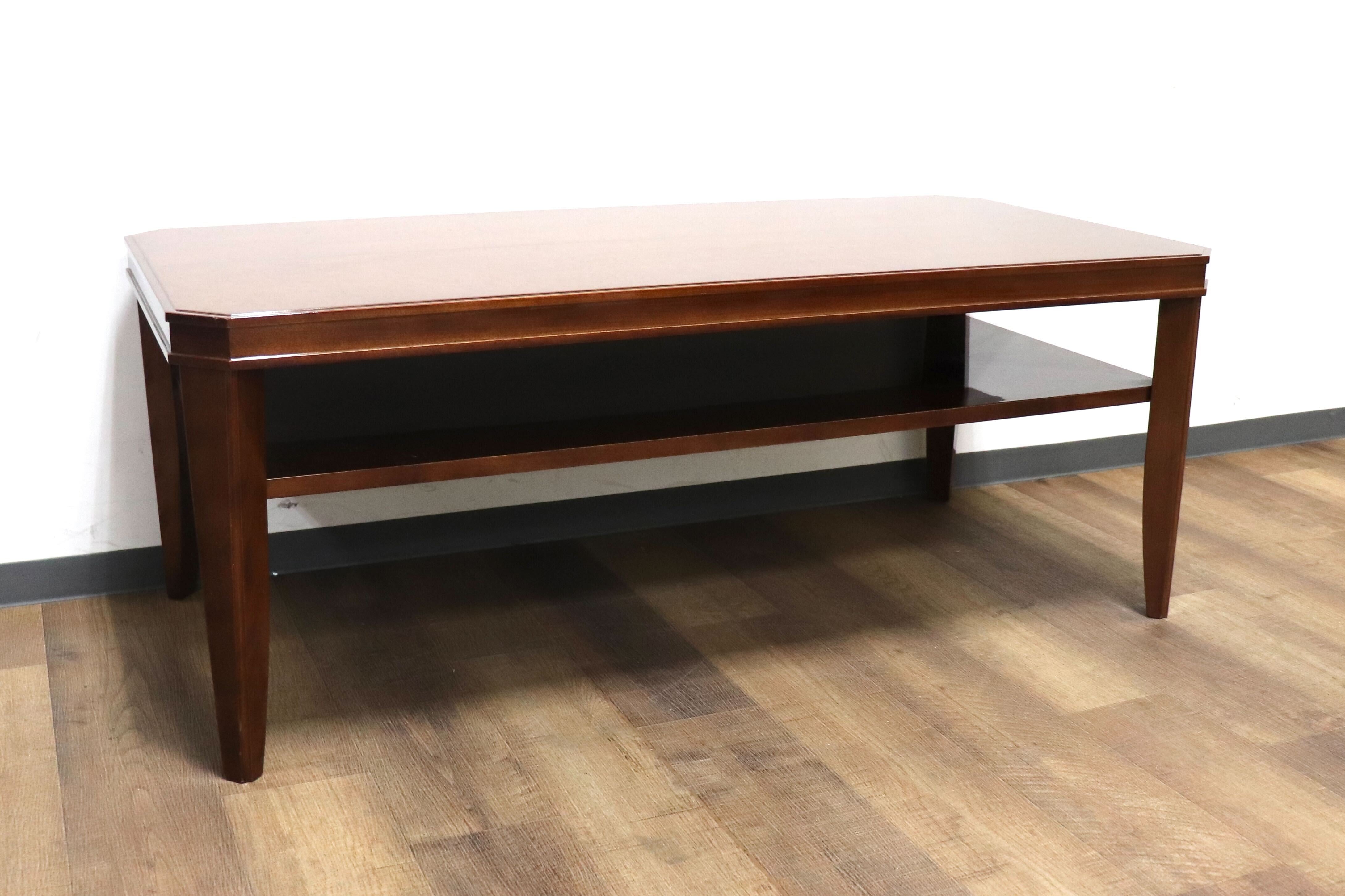 GMHK195○MORISHIGE / モリシゲ グランロゼ センターテーブル リビングテーブル 机 樺材 クラシック IDC大塚家具 定価約19万