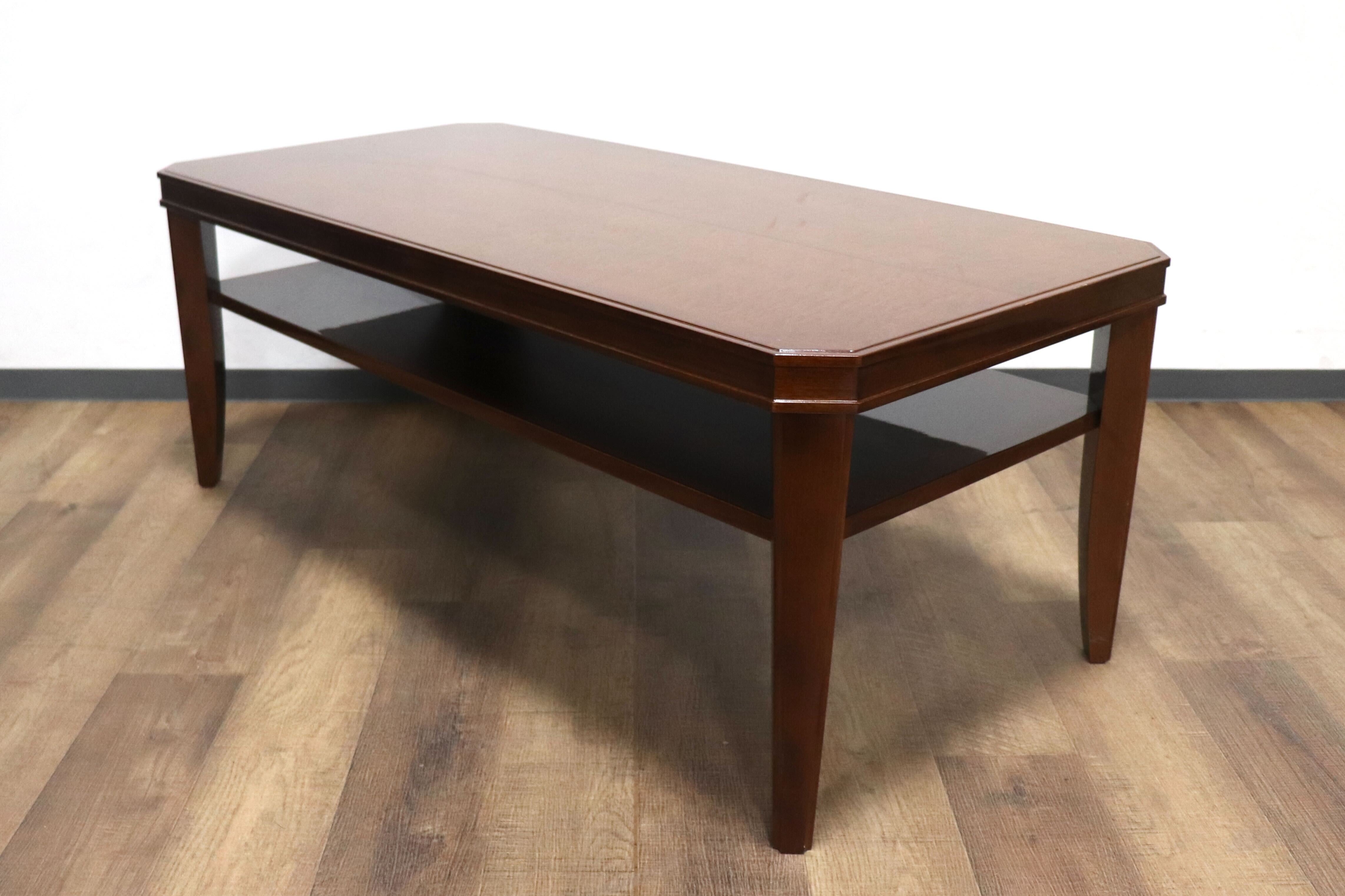 GMHK195○MORISHIGE / モリシゲ グランロゼ センターテーブル リビングテーブル 机 樺材 クラシック IDC大塚家具 定価約19万