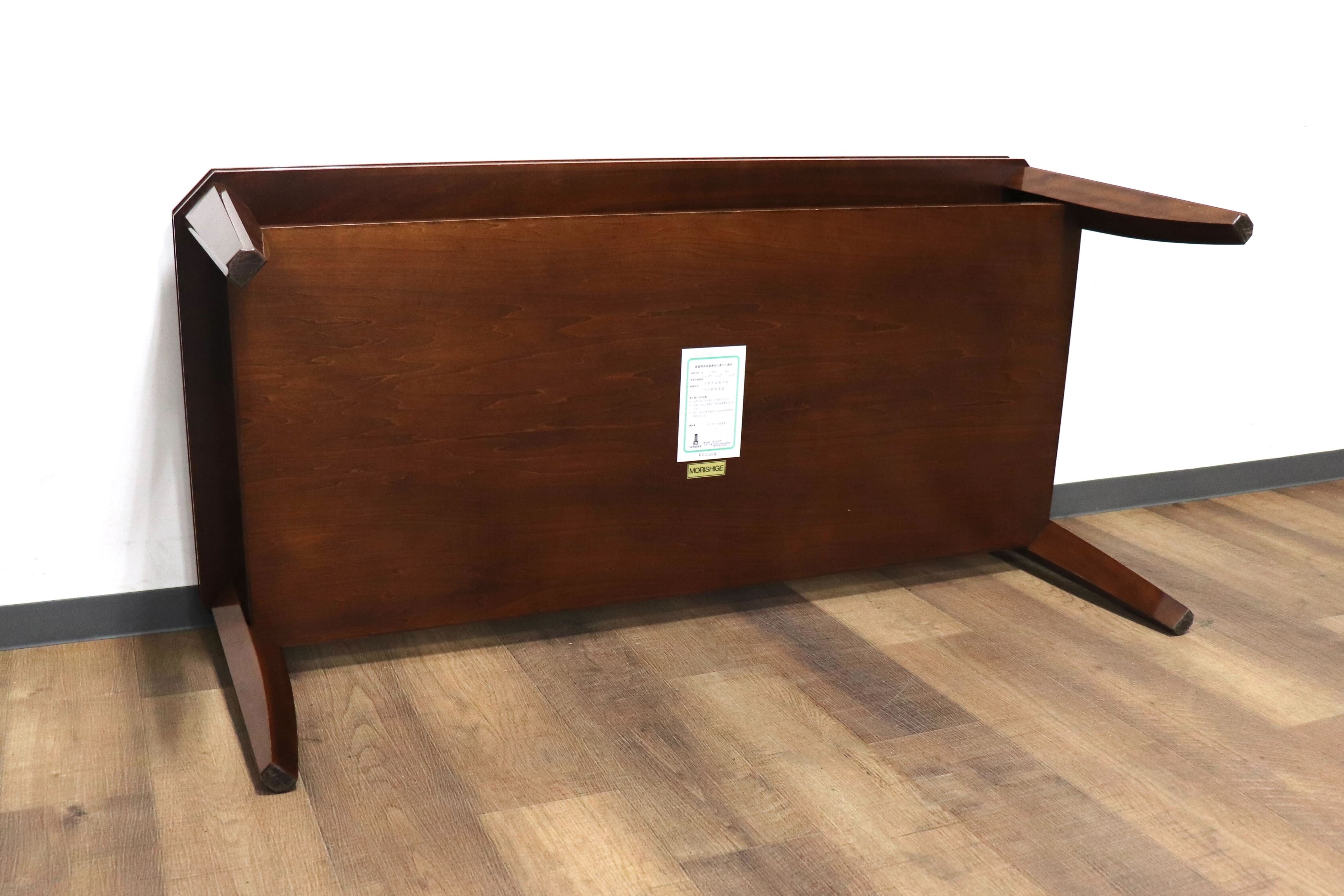 GMHK195○MORISHIGE / モリシゲ グランロゼ センターテーブル リビングテーブル 机 樺材 クラシック IDC大塚家具 定価約19万