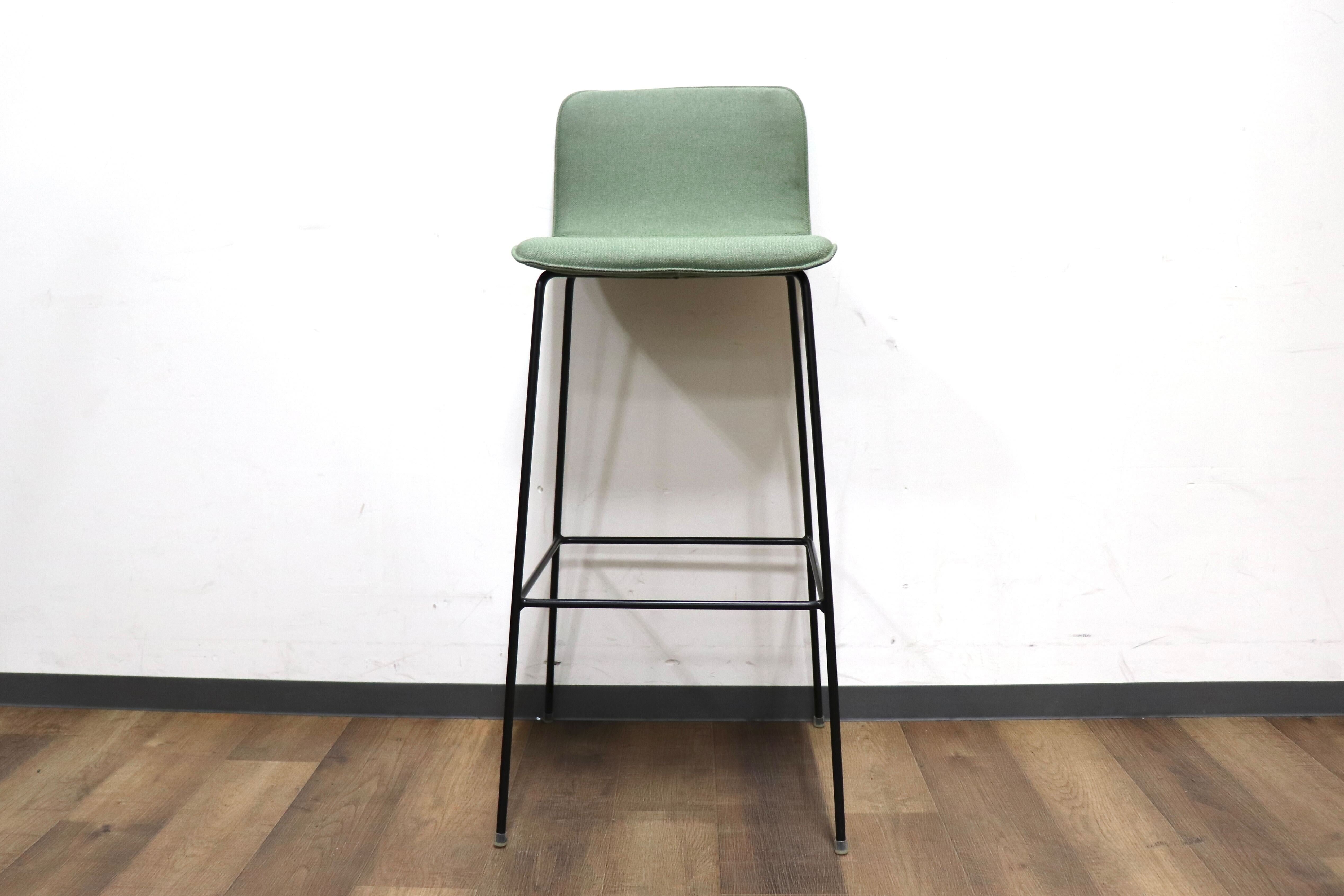 GMHK197A○FURSYS / ファシス BARSTOOL PLUS カウンターチェア ハイチェア 椅子 インダストリアル ファブリック 定価約3.6万 展示品