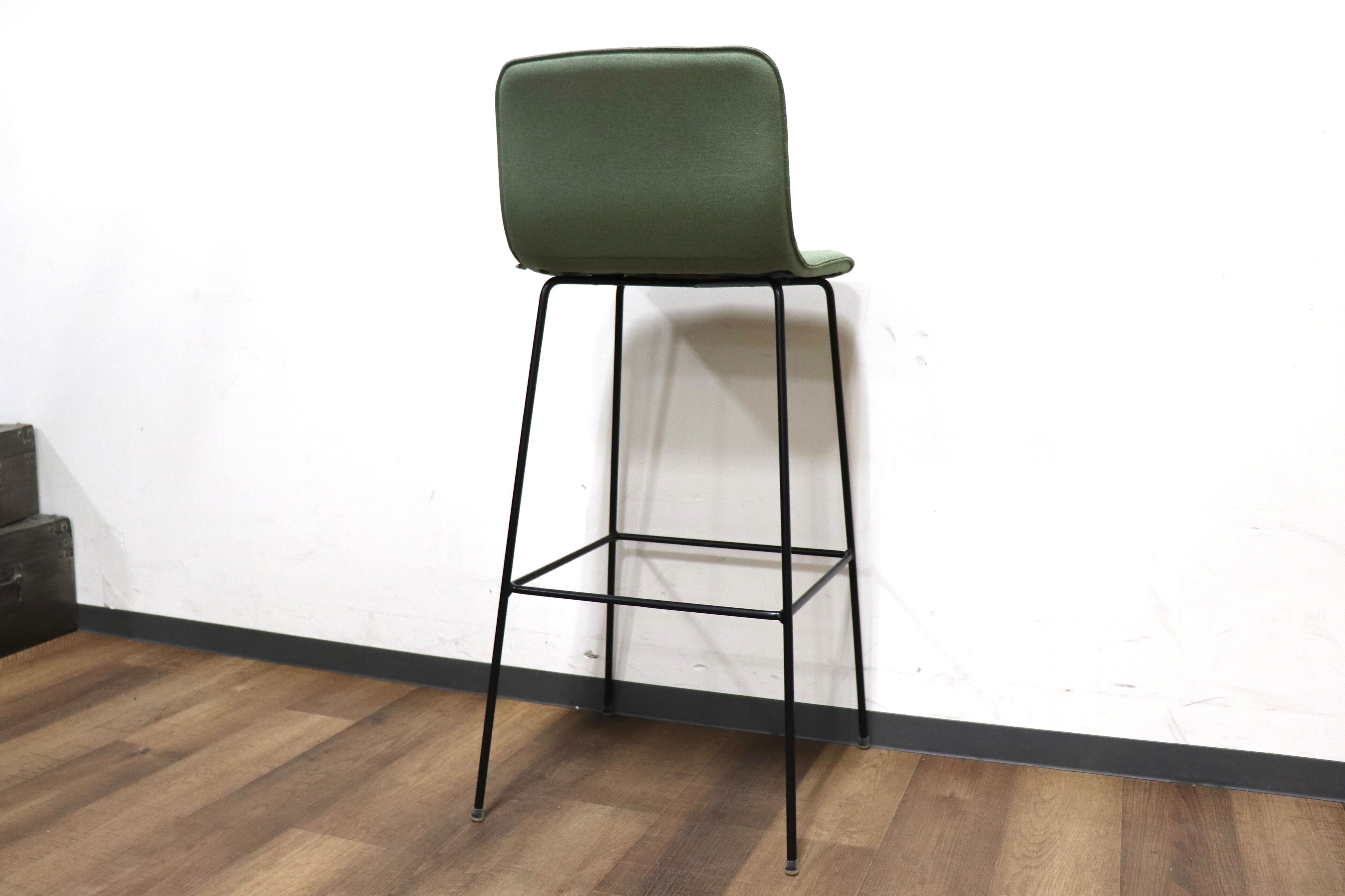 GMHK197A○FURSYS / ファシス BARSTOOL PLUS カウンターチェア ハイチェア 椅子 インダストリアル ファブリック 定価約3.6万 展示品