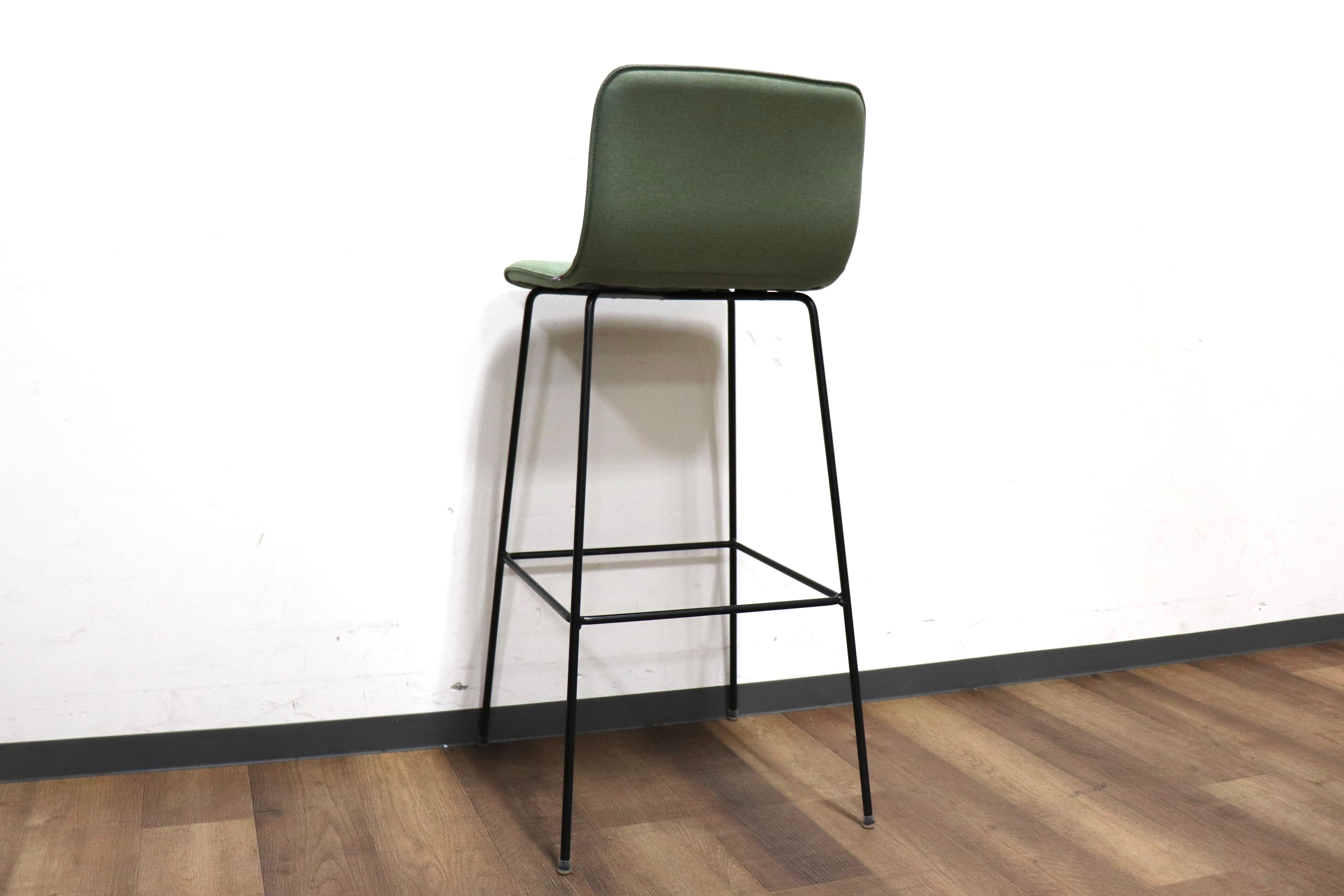 GMHK197A○FURSYS / ファシス BARSTOOL PLUS カウンターチェア ハイチェア 椅子 インダストリアル ファブリック 定価約3.6万 展示品