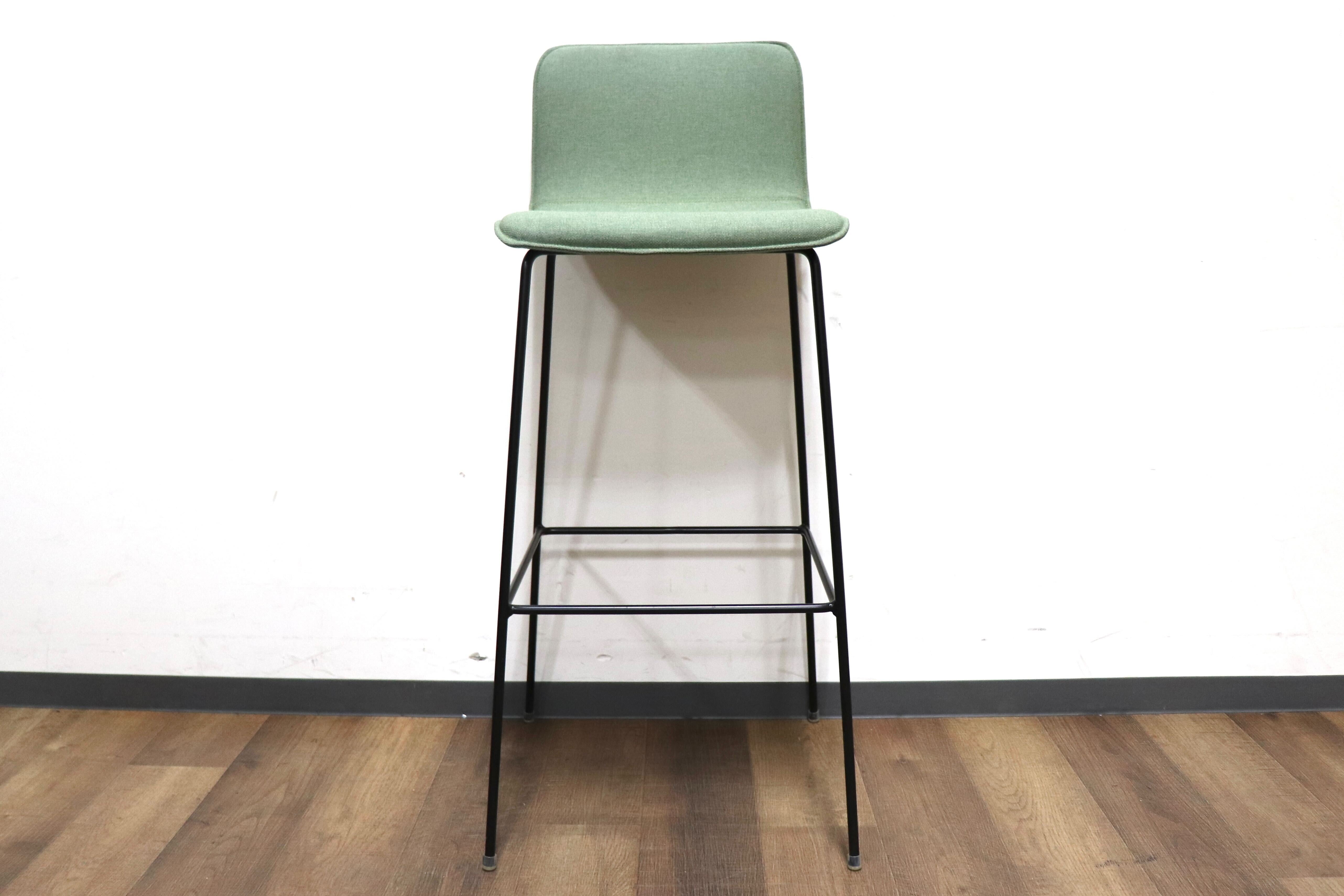 GMHK197B○FURSYS / ファシス BARSTOOL PLUS カウンターチェア ハイチェア 椅子 インダストリアル ファブリック 定価約3.6万 展示品