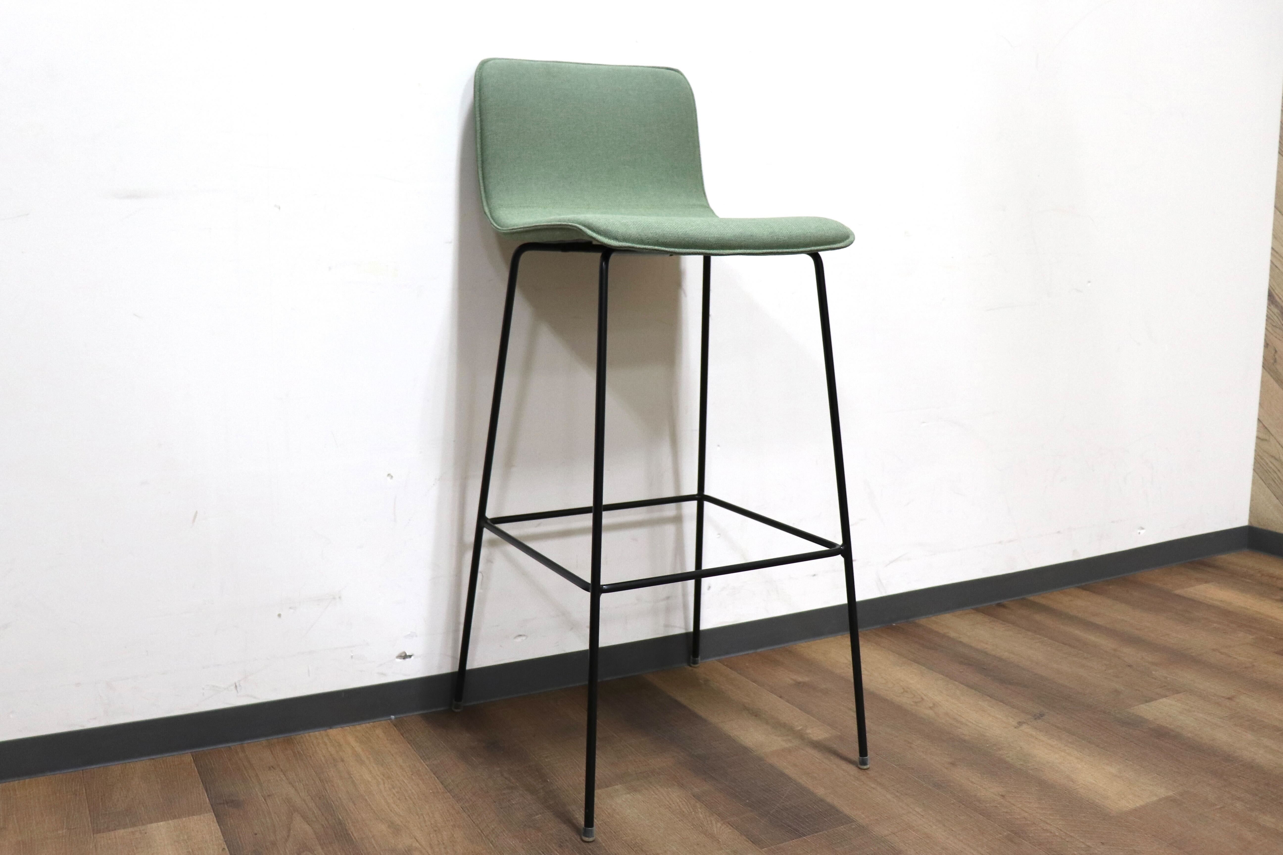 GMHK197B○FURSYS / ファシス BARSTOOL PLUS カウンターチェア ハイチェア 椅子 インダストリアル ファブリック 定価約3.6万 展示品