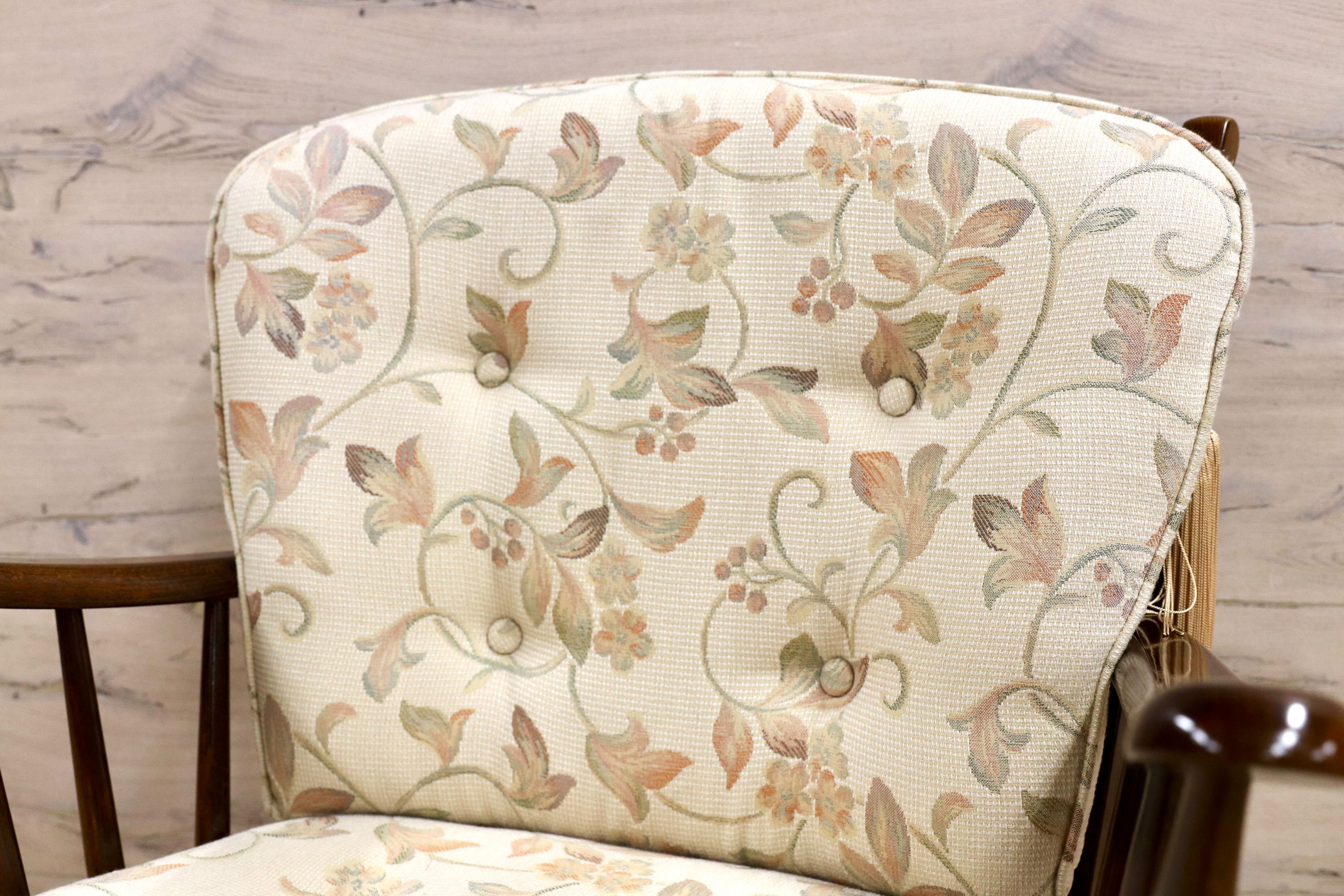 GMHN185○karimoku / カリモク コロニアル アームチェア 椅子 ラウンジチェア 国産家具