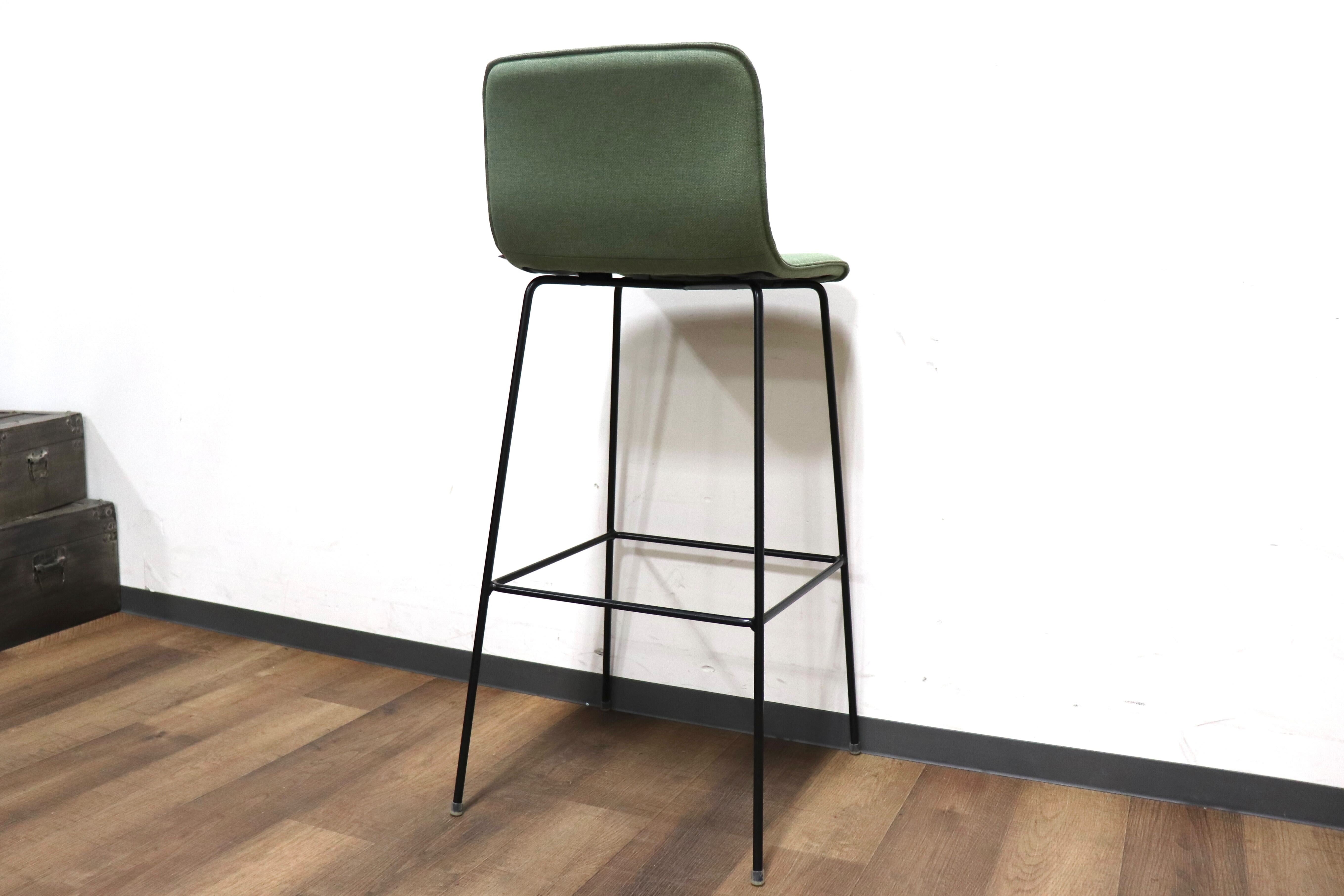 GMHK197B○FURSYS / ファシス BARSTOOL PLUS カウンターチェア ハイチェア 椅子 インダストリアル ファブリック 定価約3.6万 展示品