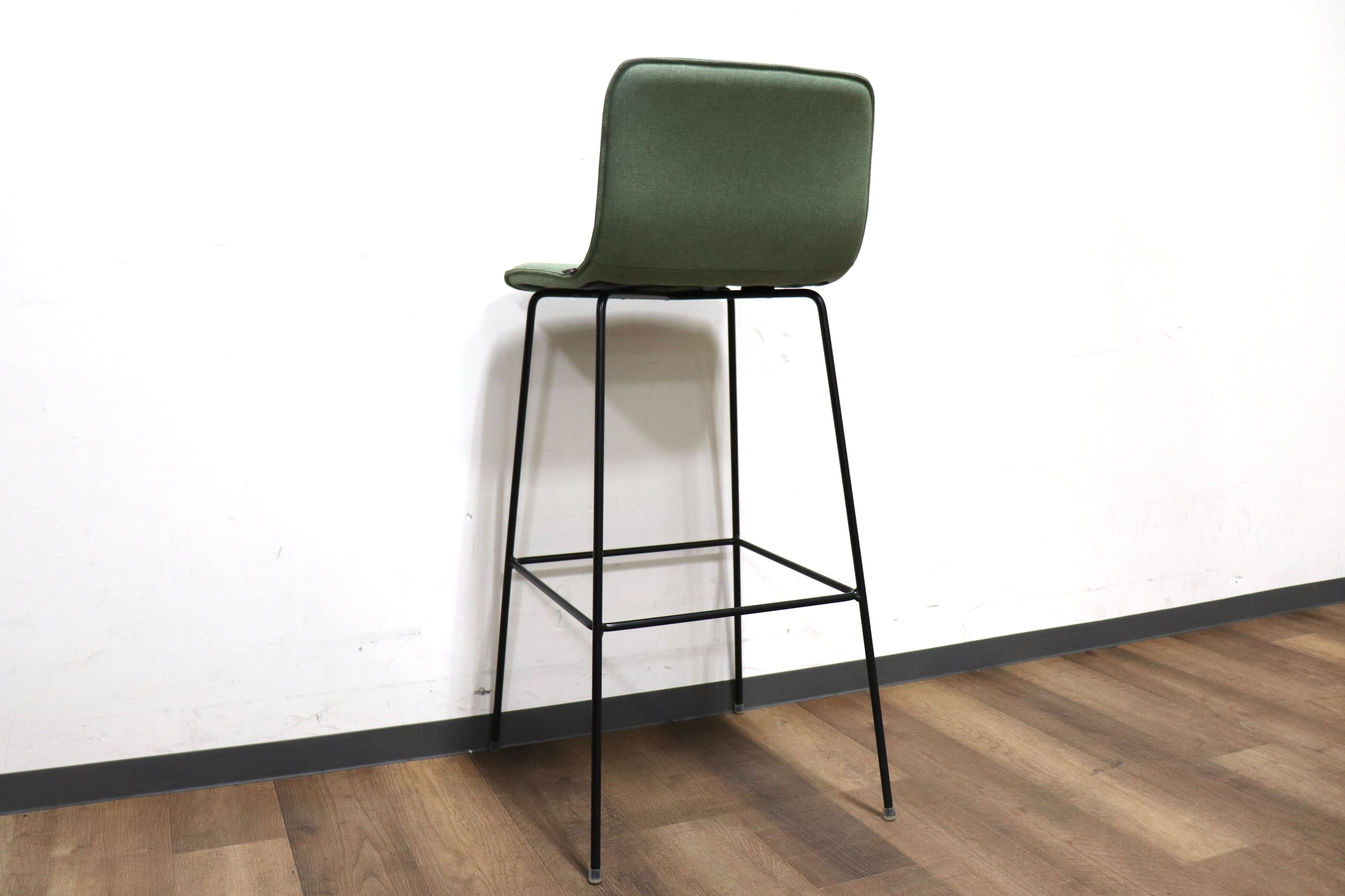 GMHK197B○FURSYS / ファシス BARSTOOL PLUS カウンターチェア ハイチェア 椅子 インダストリアル ファブリック 定価約3.6万 展示品