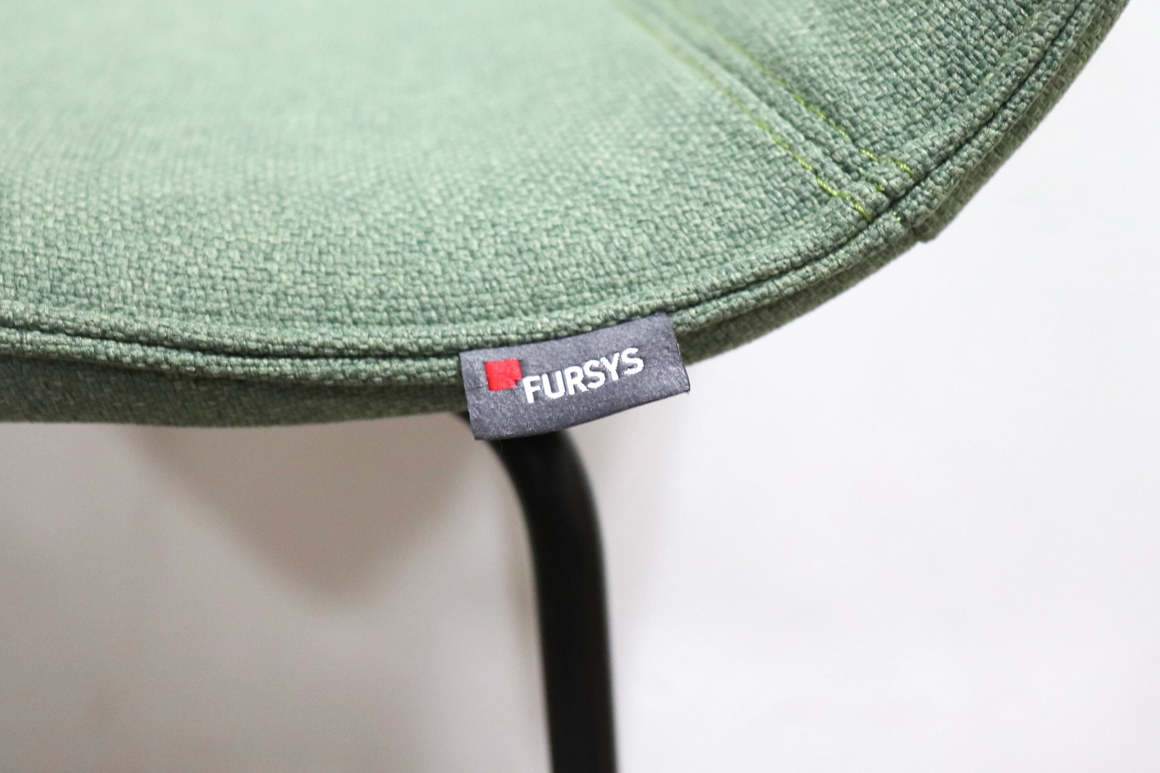 GMHK197B○FURSYS / ファシス BARSTOOL PLUS カウンターチェア ハイチェア 椅子 インダストリアル ファブリック 定価約3.6万 展示品